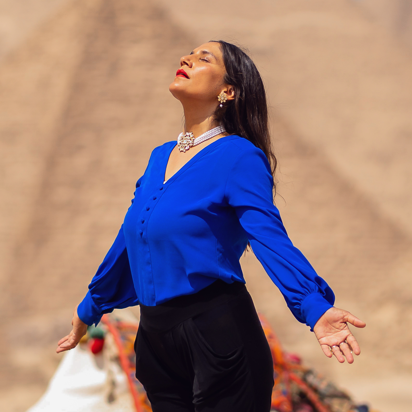 Oh My Goddess with Camping Gear 