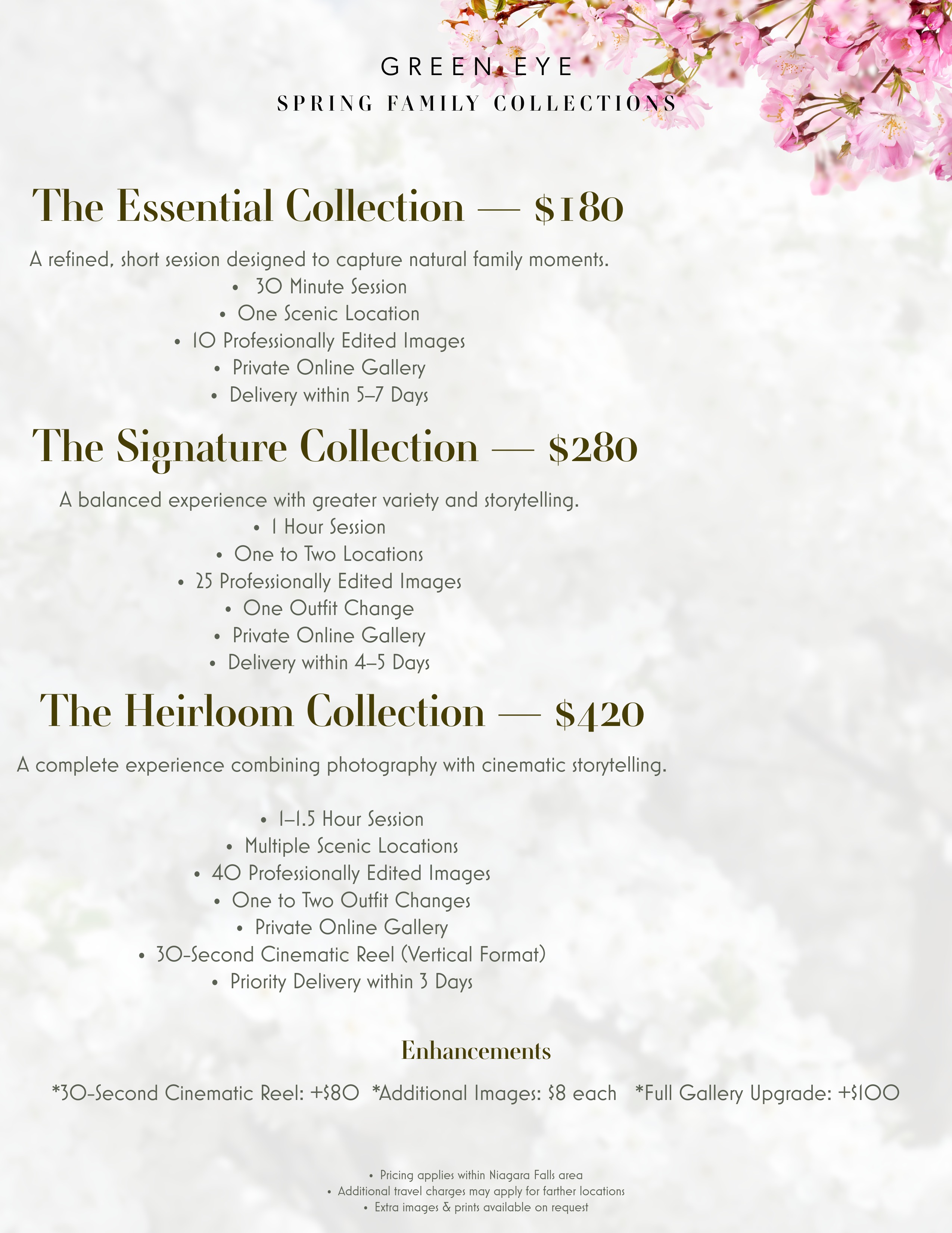 The Heirloom Collection — $420