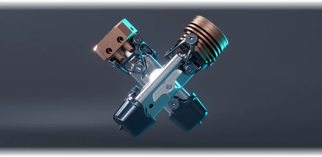 Tricorn Hotend - High Flow - Long: Semi-Assembled