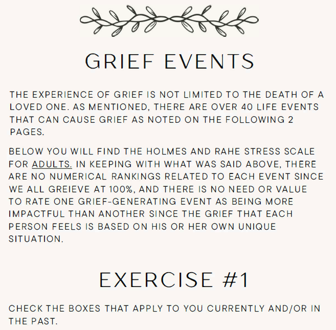 Pathways Through Grief: A Workbook for Healing (digital copy only)
