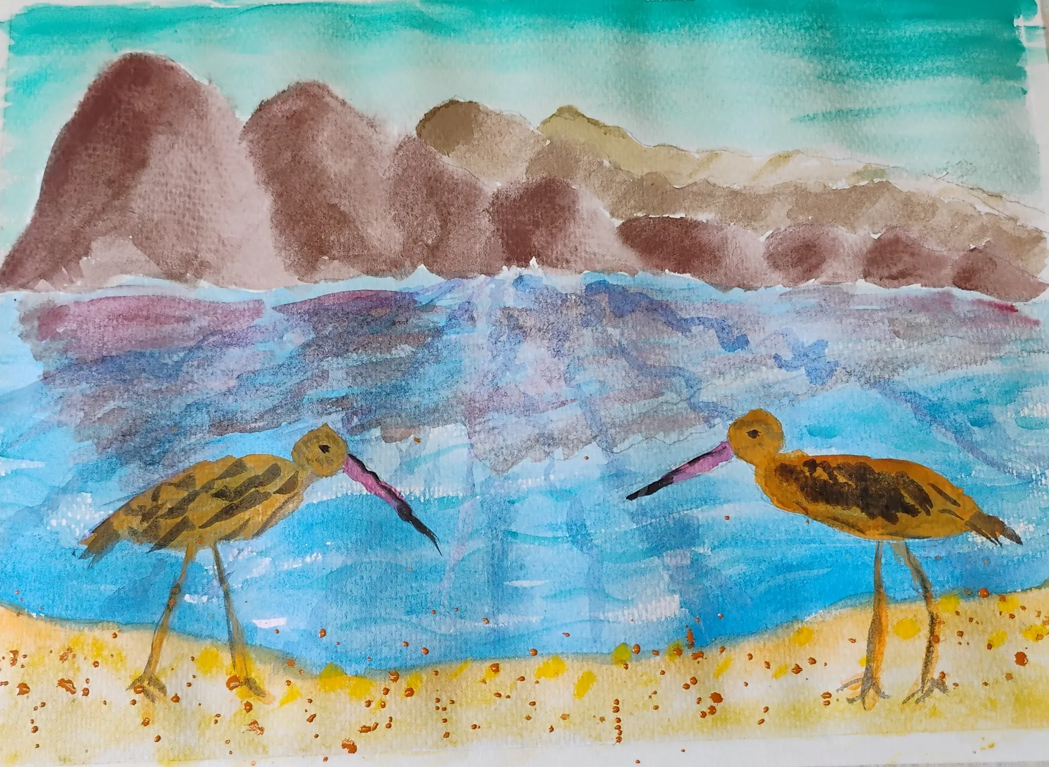 3/7, 14, 21, 28, 2-4PM: Water Color Painting, A Series of 4 Classes