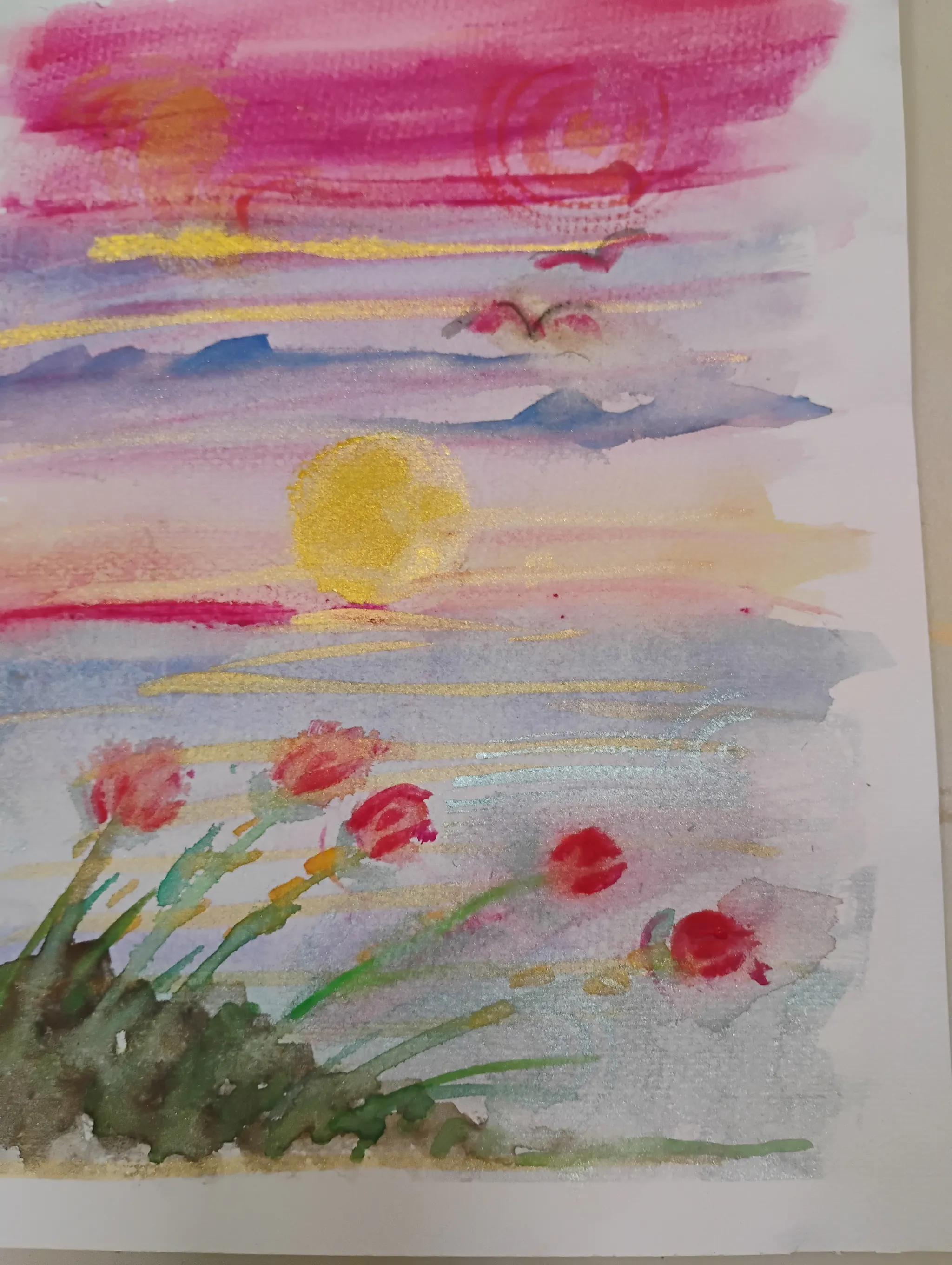 3/7, 14, 21, 28, 2-4PM: Water Color Painting, A Series of 4 Classes