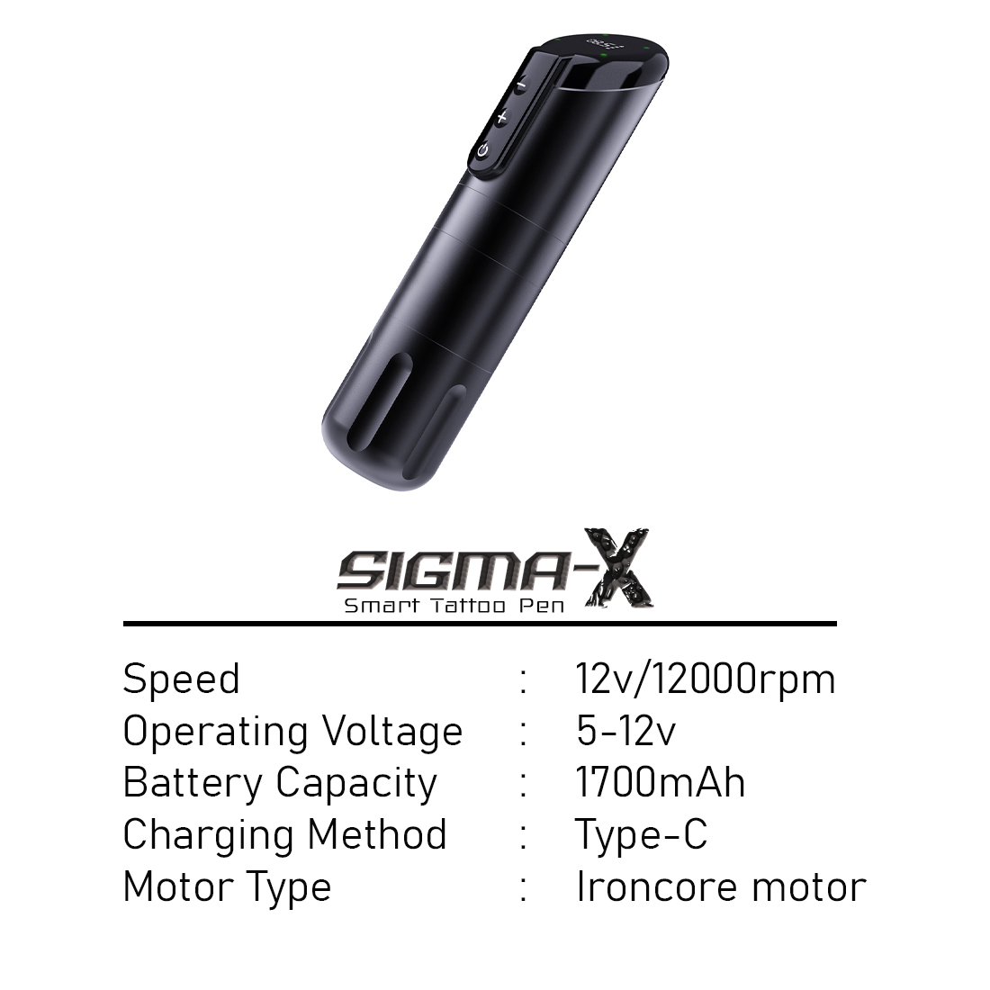 SIGMA X - WIRELESS TATTOO MACHINE
