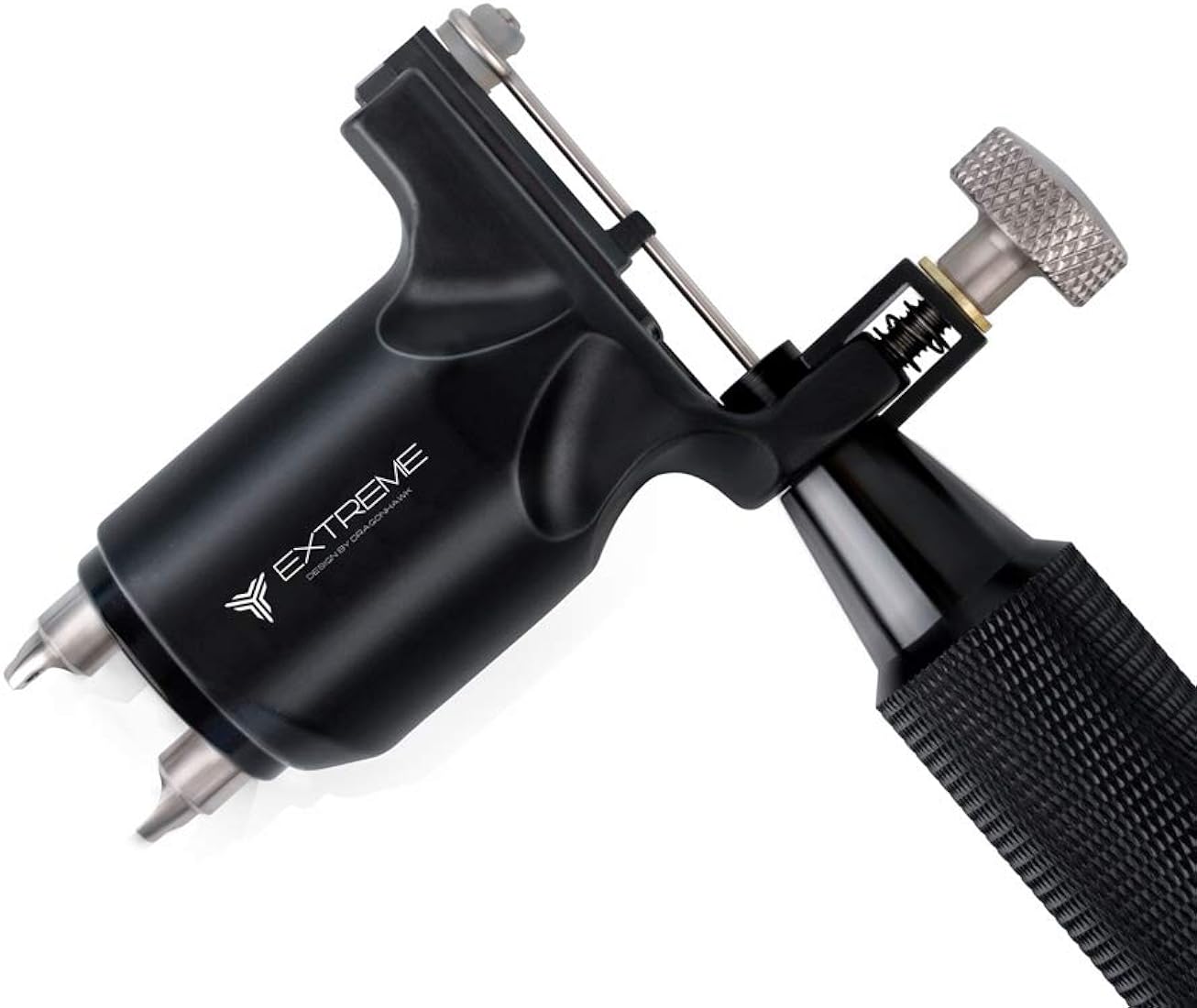Extreme Rotary Tattoo Machine Gun Space Aluminum CNC Carved Liner Shader
