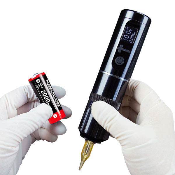 Wireless Tattoo Pen Machine With 4.0MM stroke ThunderlordPower K6022