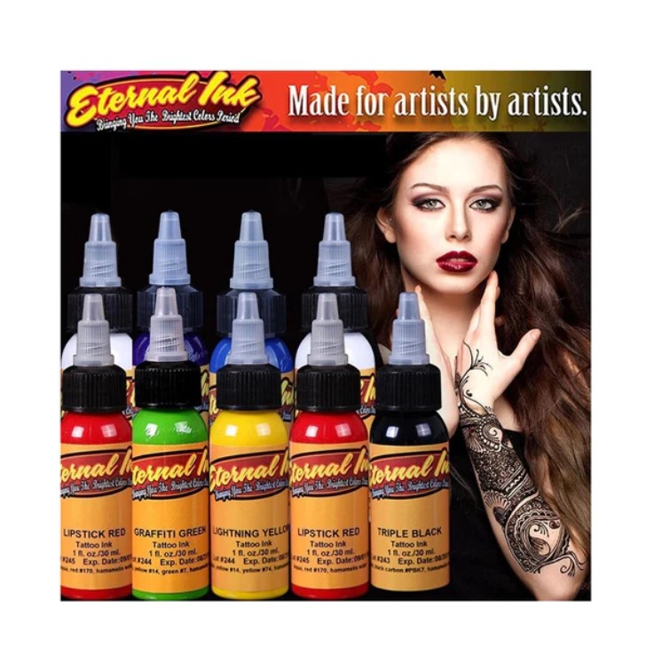 Eternal Tattoo Colors - Individual Bottles - 0.5oz