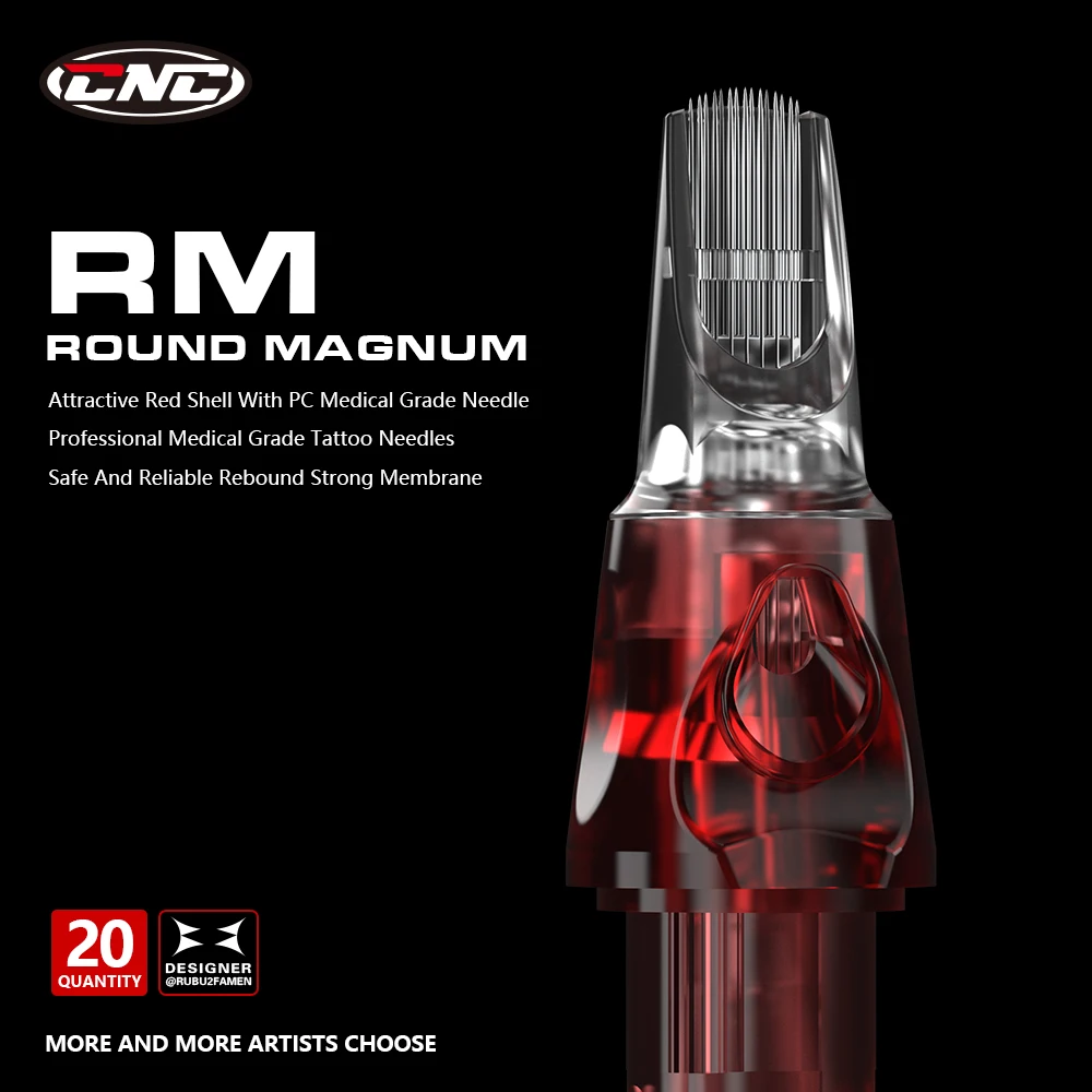CNC Tattoo Cartridges Pack Of 20pc (Magnum)