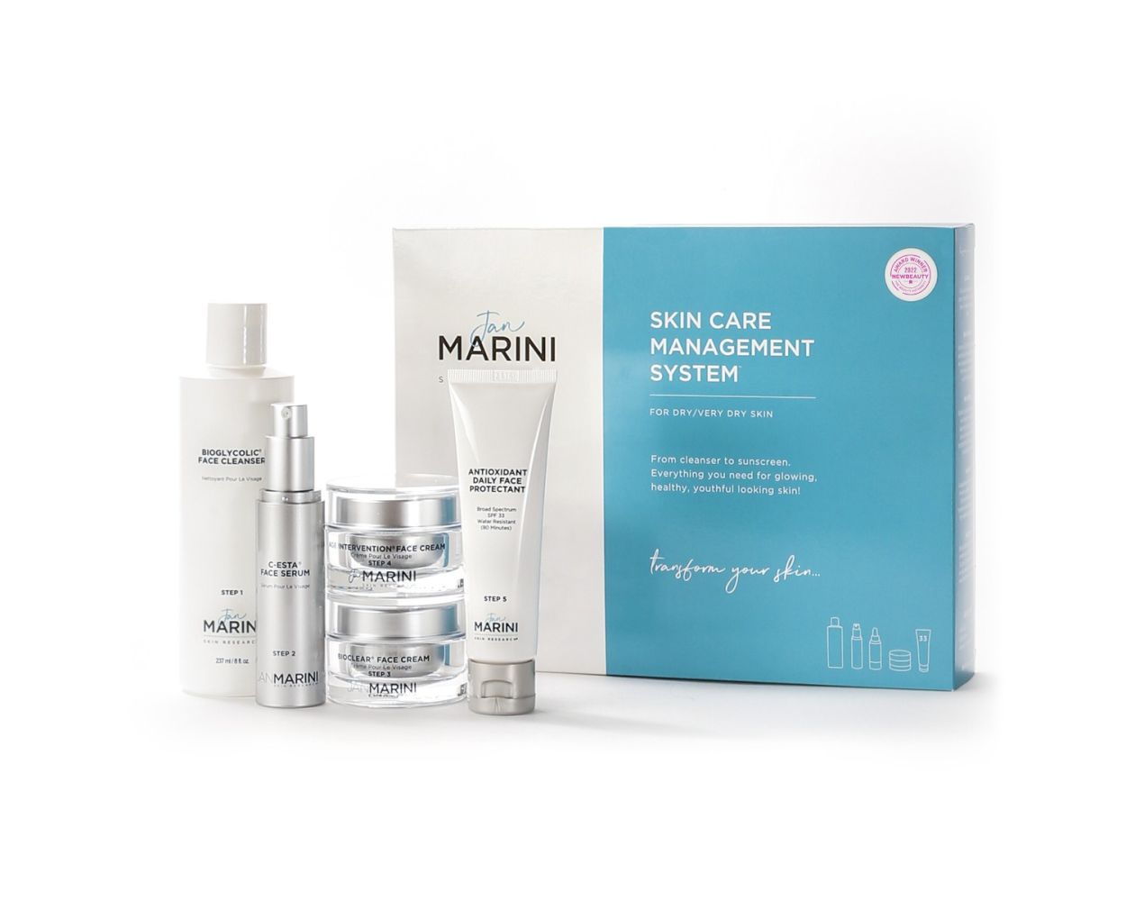 Odos priežiūros sistema sausai/labai sausai odai su SPF 33