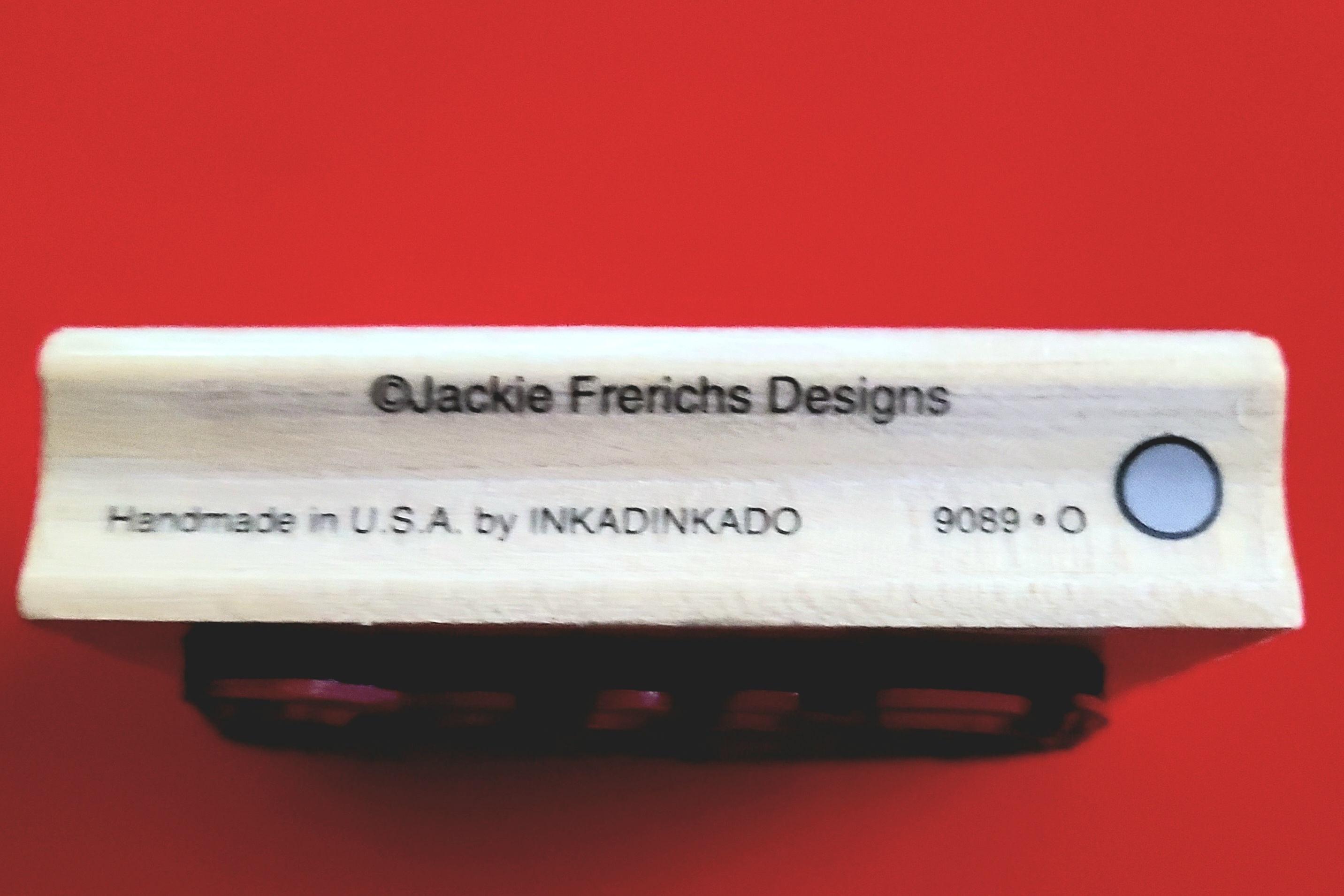 Inkadinkado Duck With Umbrella RARE Vintage Rubber Stamp