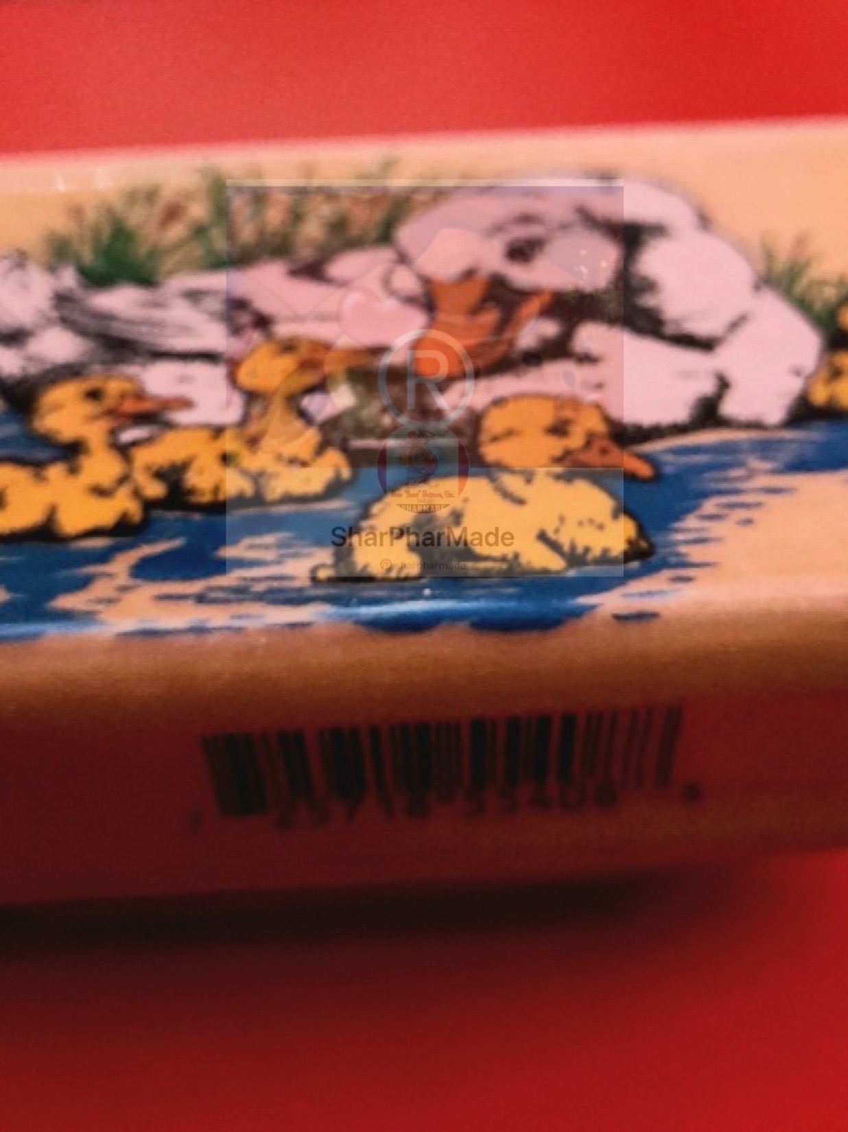 Inkadinkado Mother Duck With Ducklings Vintage Rubber Stamp