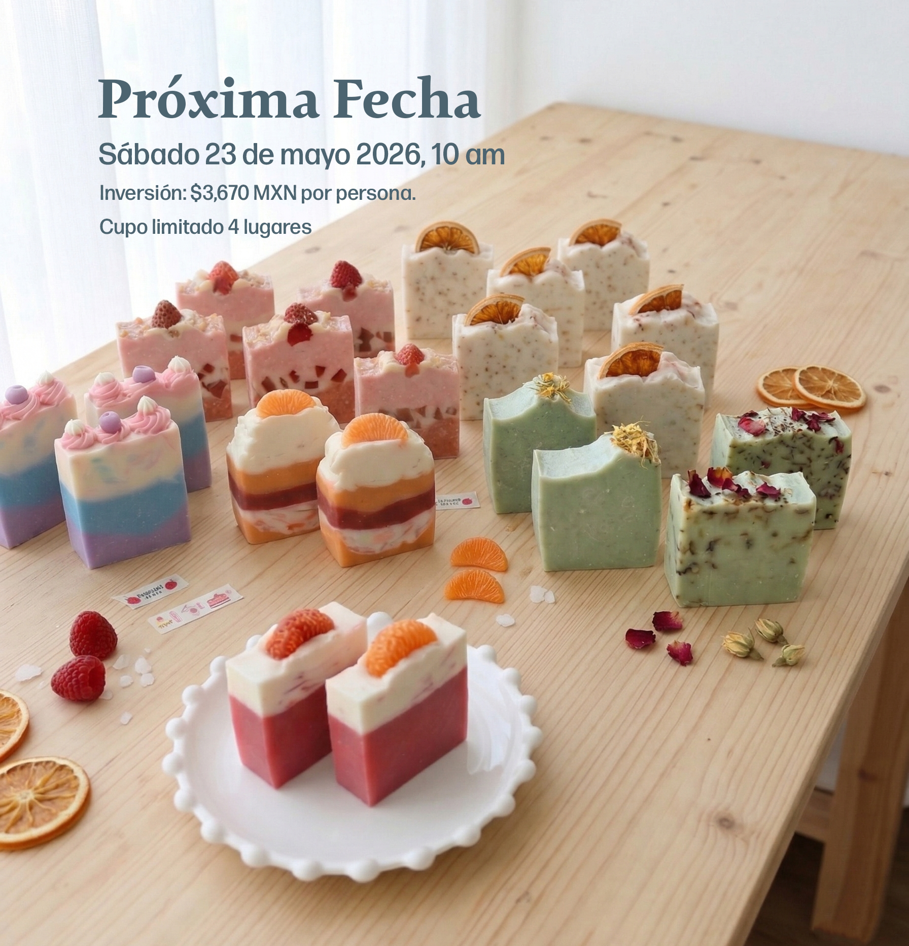 Masterclass Presencial de Saponificación: Inicia o Perfecciona tu Técnica 