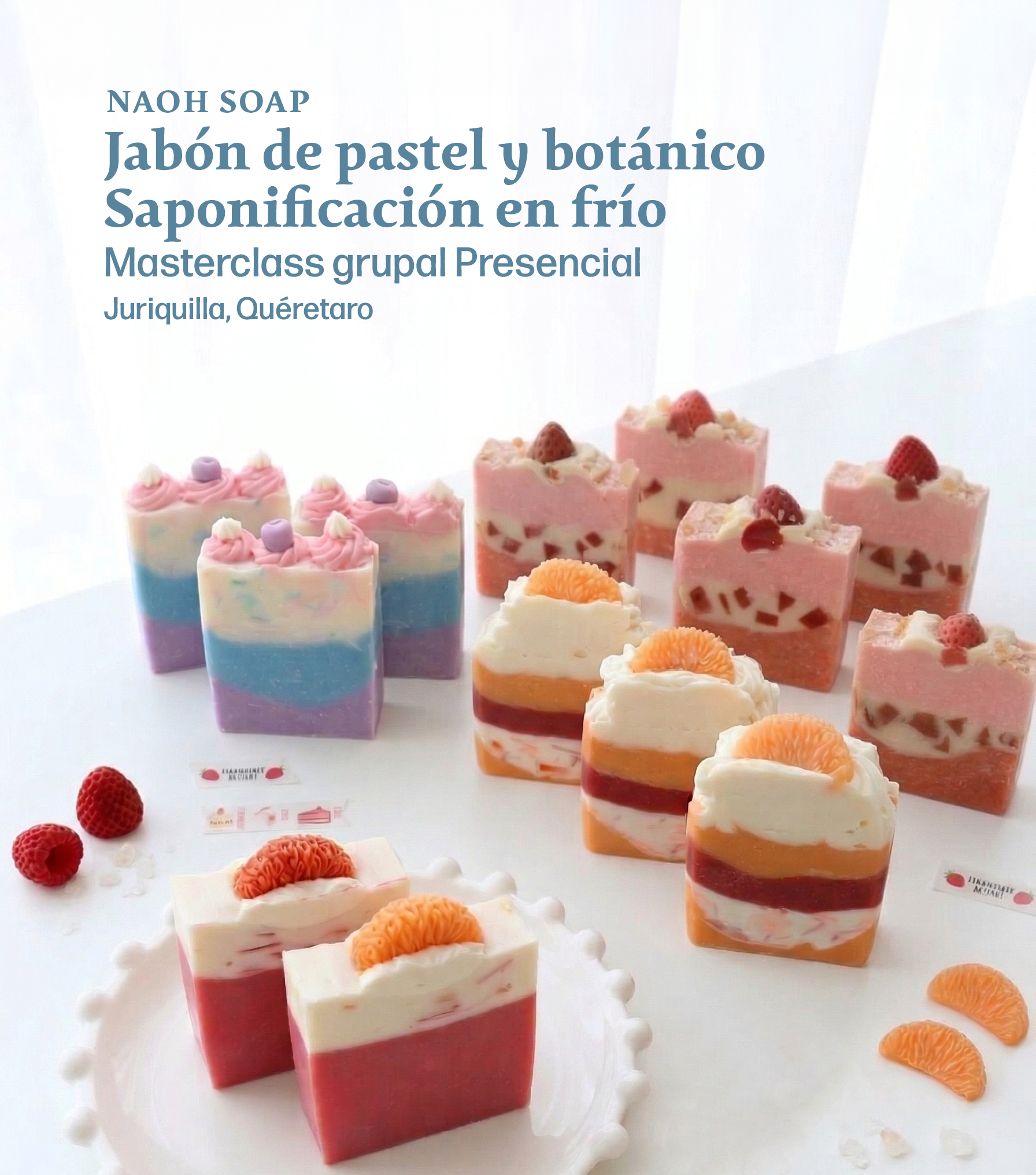 Masterclass Presencial de Saponificación: Inicia o Perfecciona tu Técnica 