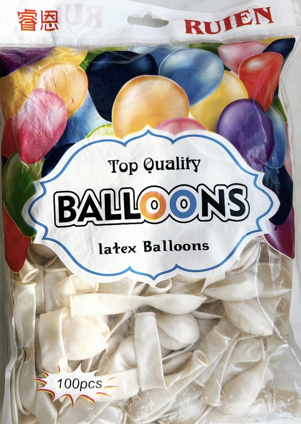 Perlamutriniai balionai (100 vnt)