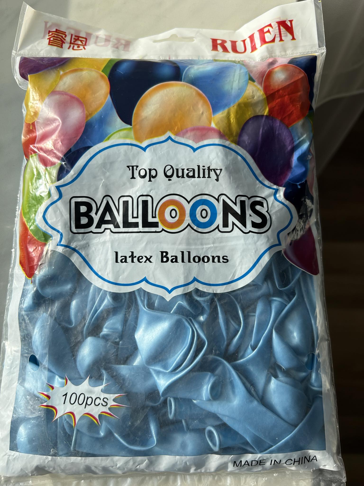 Perlamutriniai balionai (100 vnt)