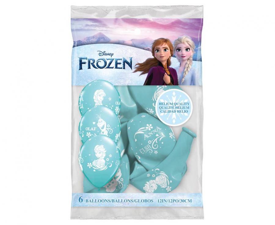 Balionų rinkinys su įspaudu "Anna, Elsa ir Olaf" 
