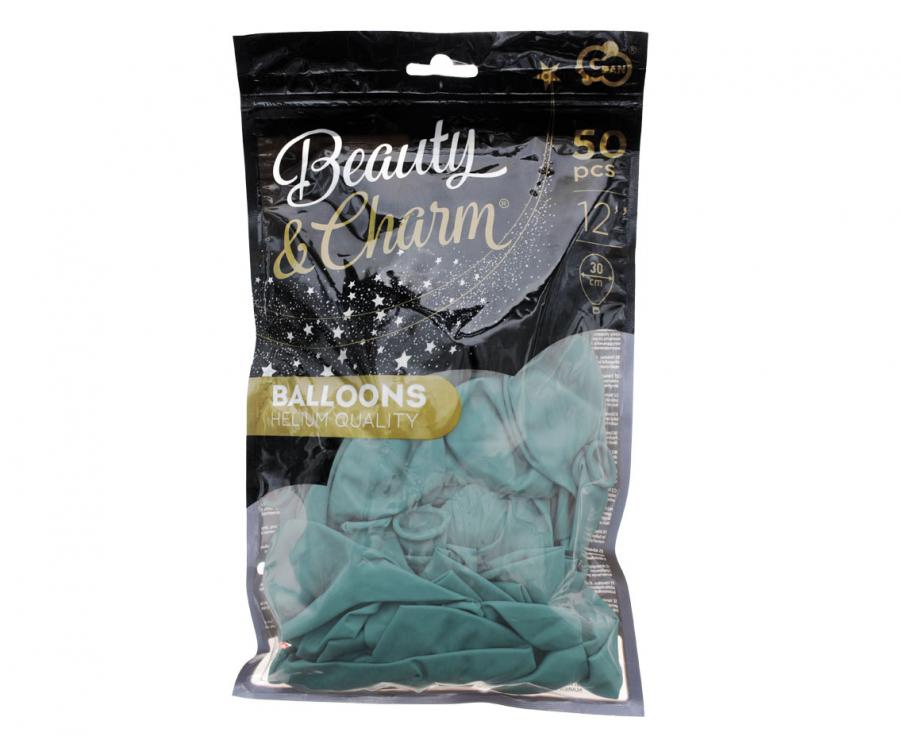 Pastelinis, žydros spalvos, balionų rinkinys (50 vnt.)