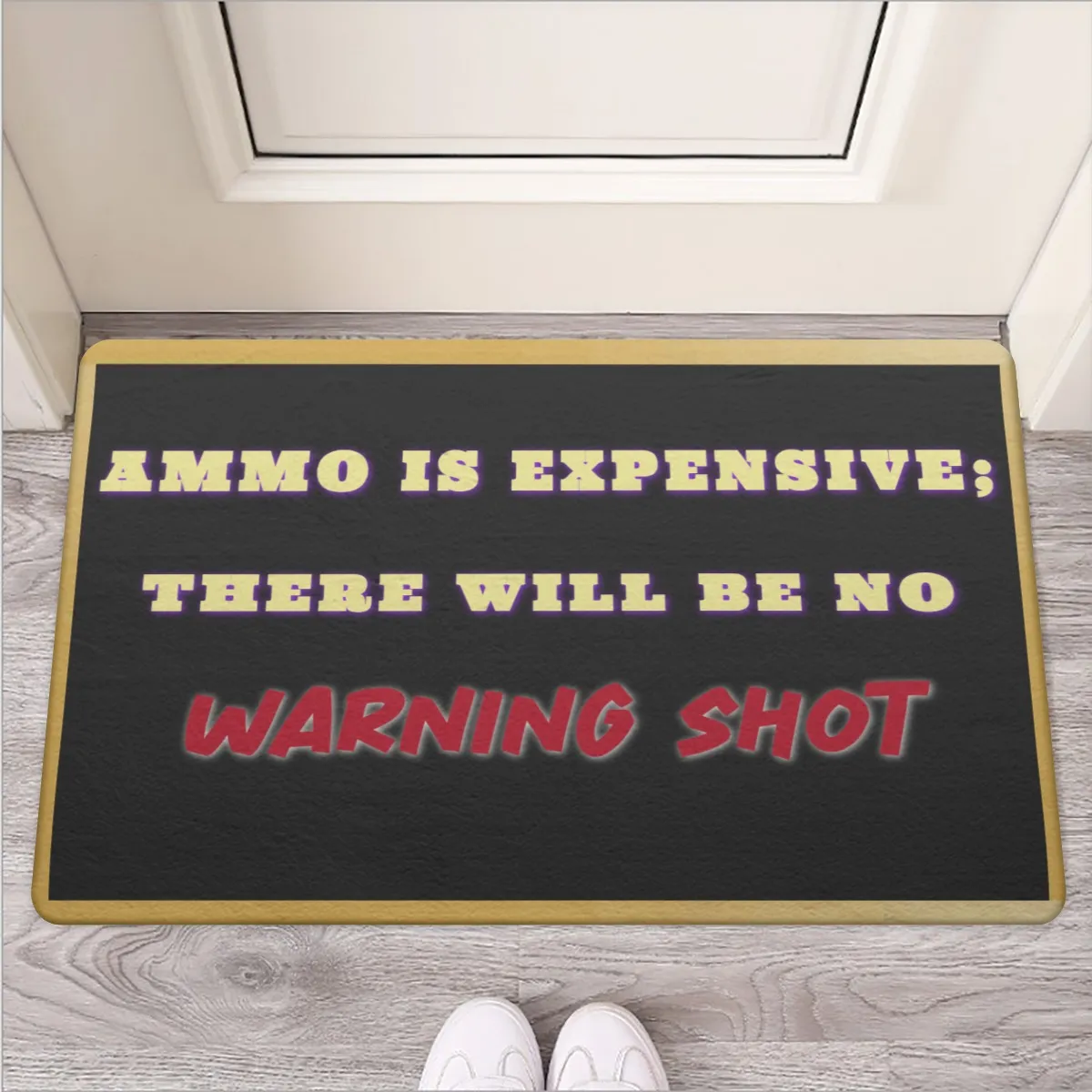 Gun Control Doormat
