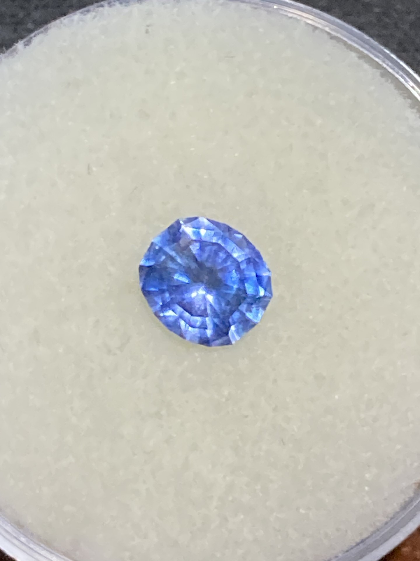 Sapphire near sky blue