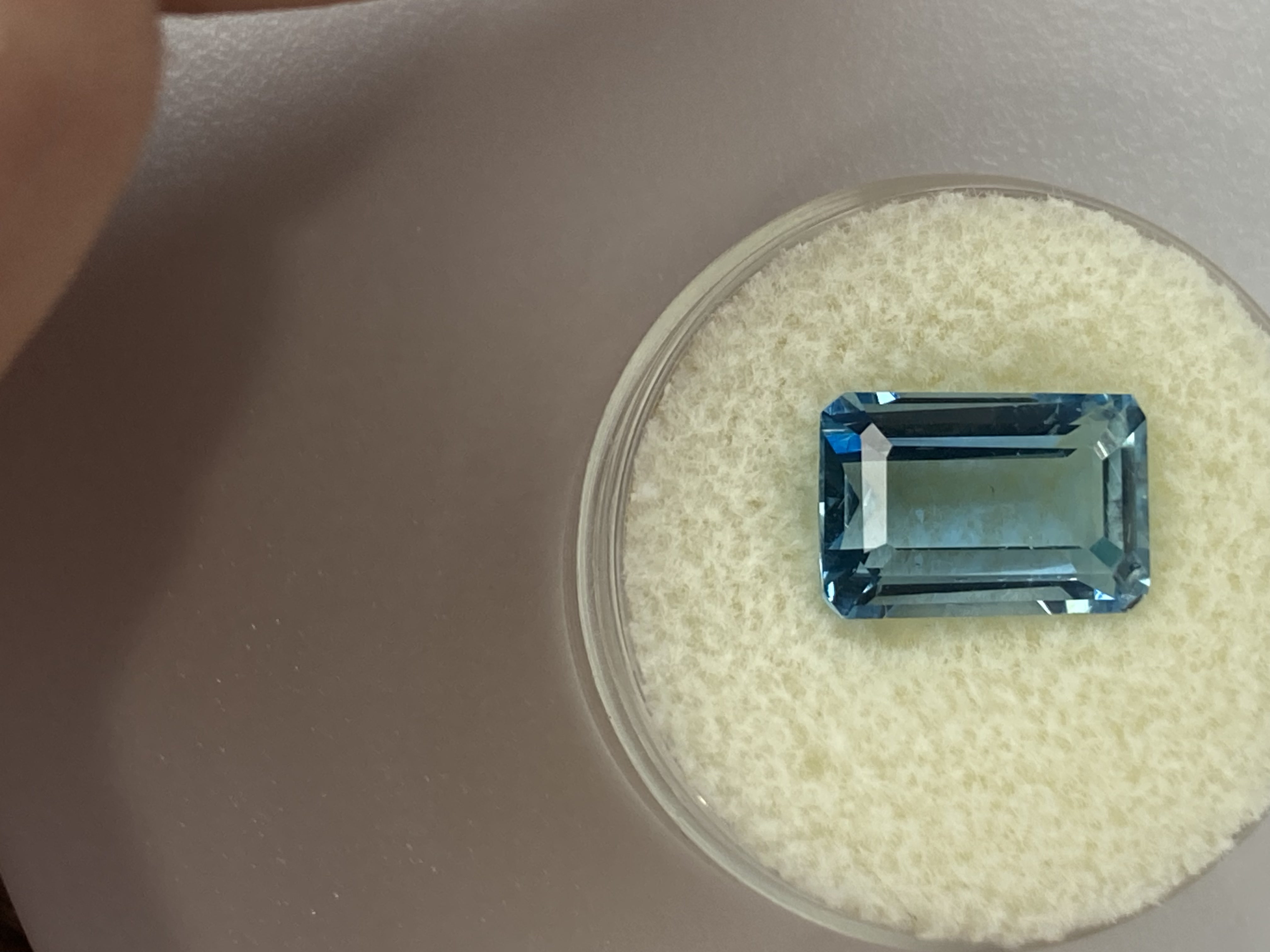 Aquamarine-rare color 