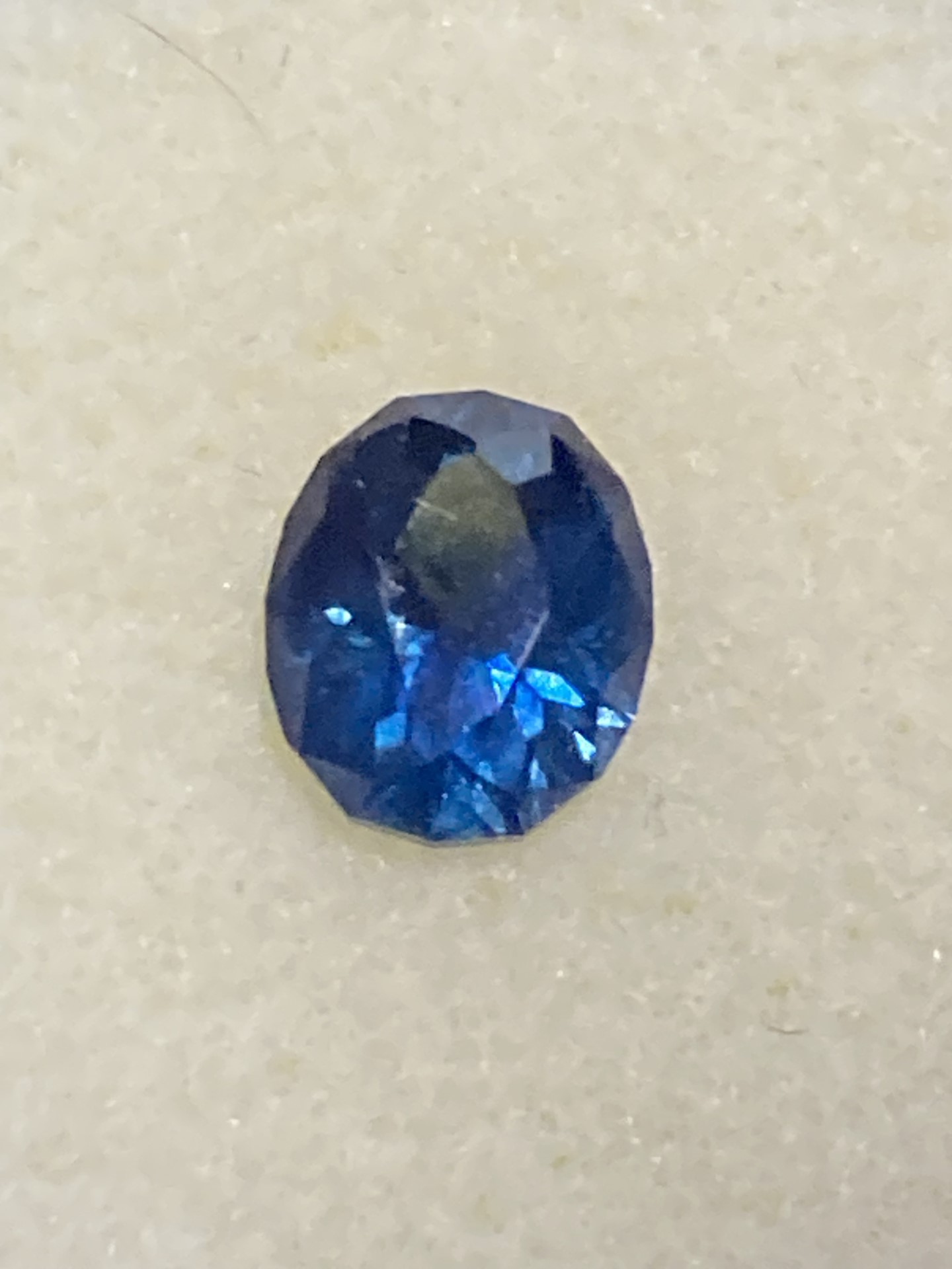 Sapphire -Dark Blue Untreated