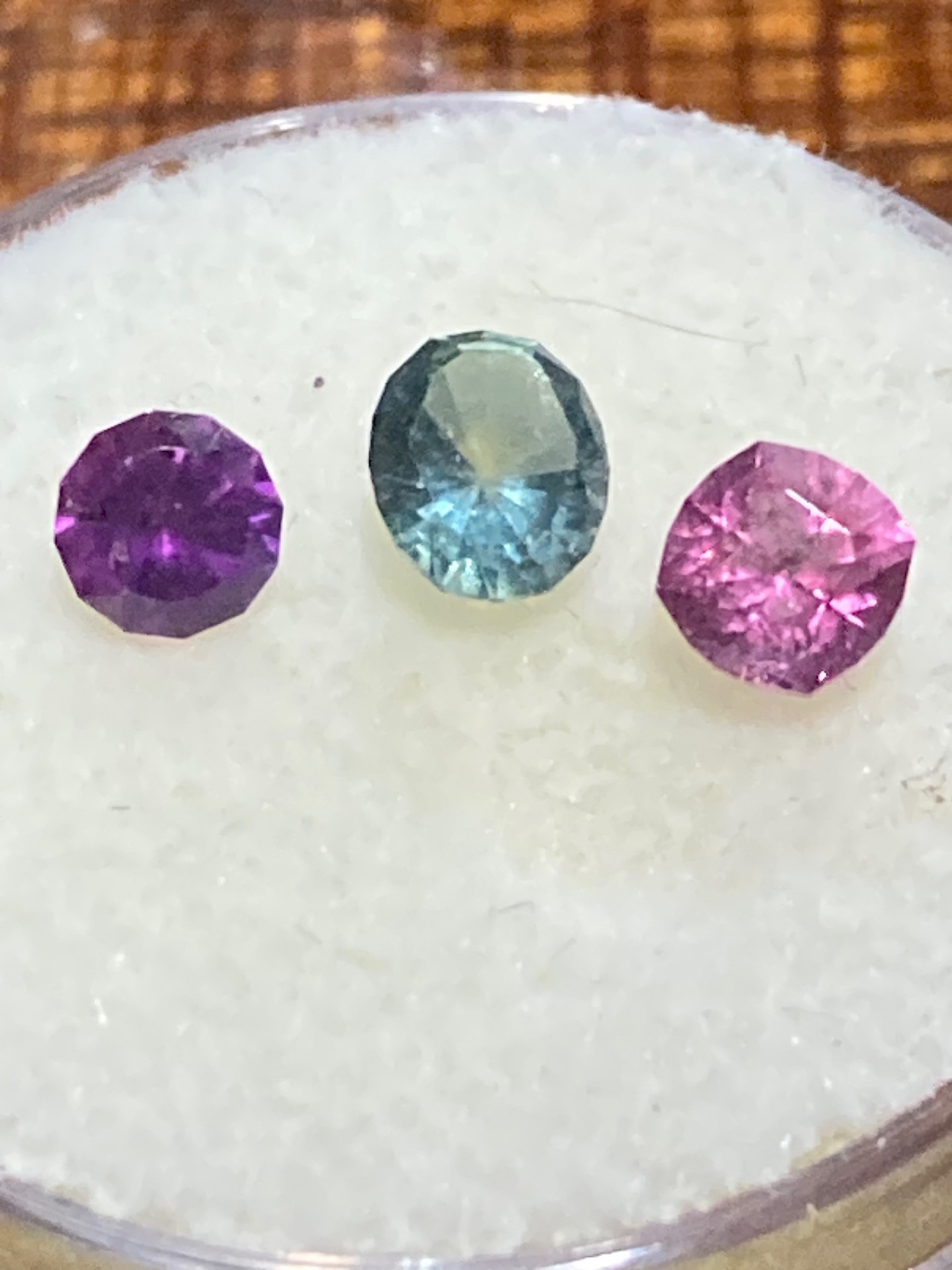 Spinel - Red/purple, PInk, Teal - Natural