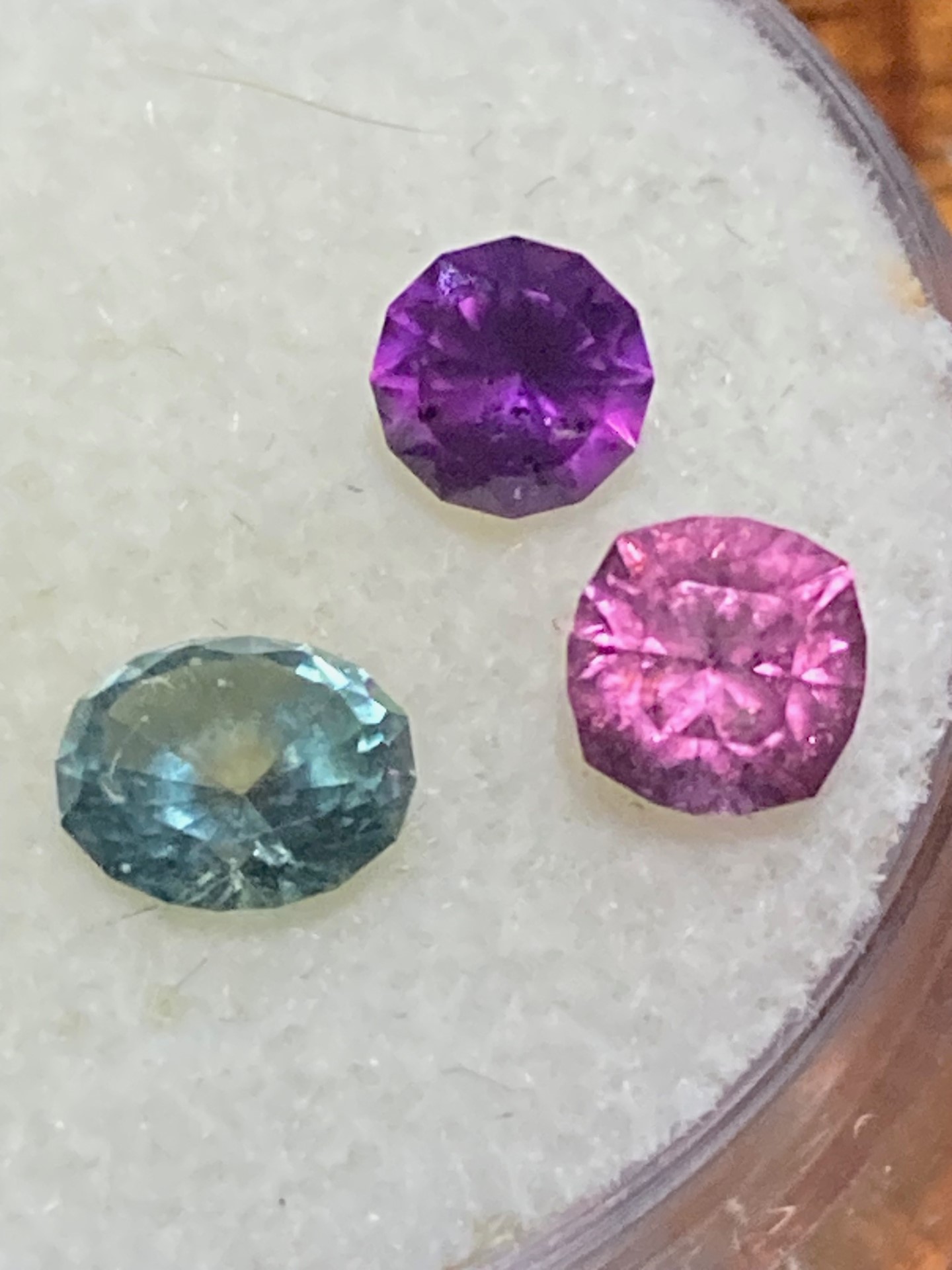 Spinel - Red/purple, PInk, Teal - Natural