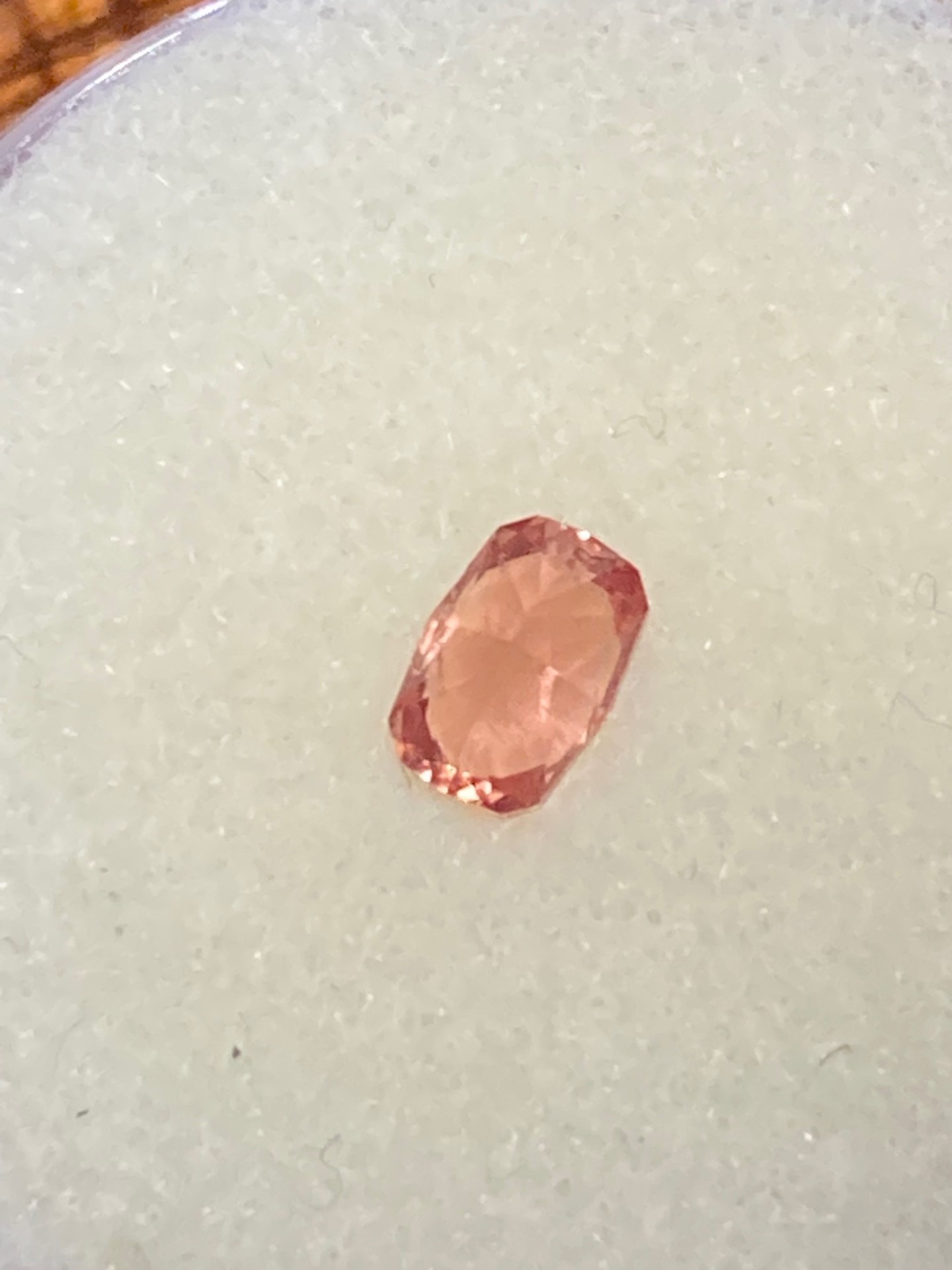 Sapphire-Padparadscha Orange- VVS