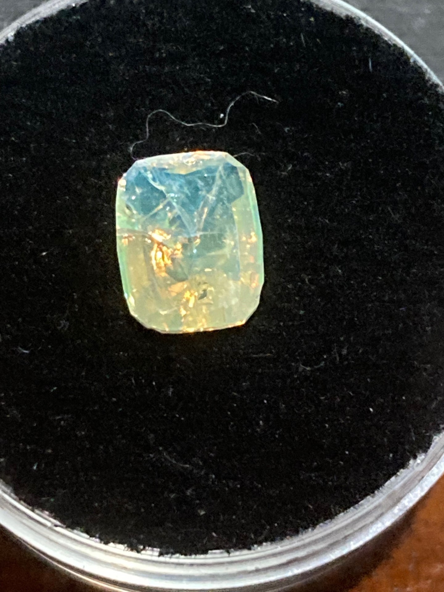 Opal faceted