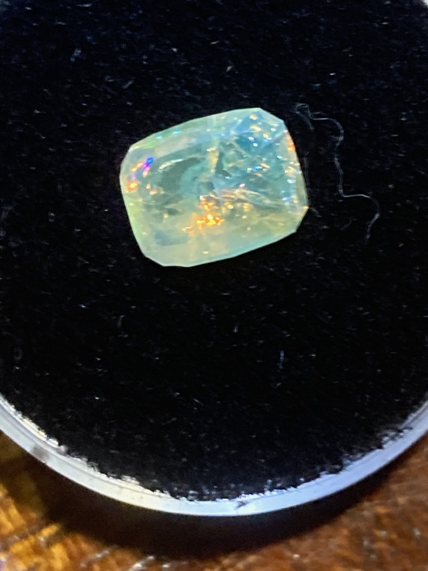 Opal faceted