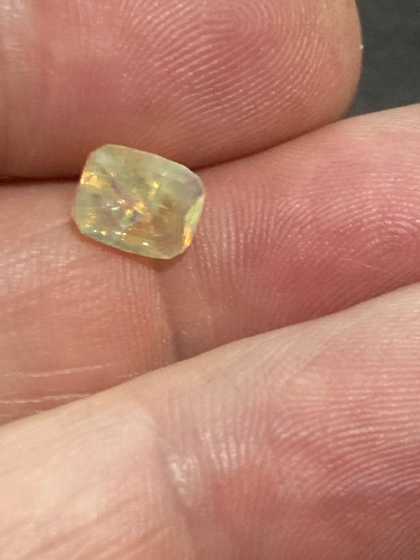 Opal faceted