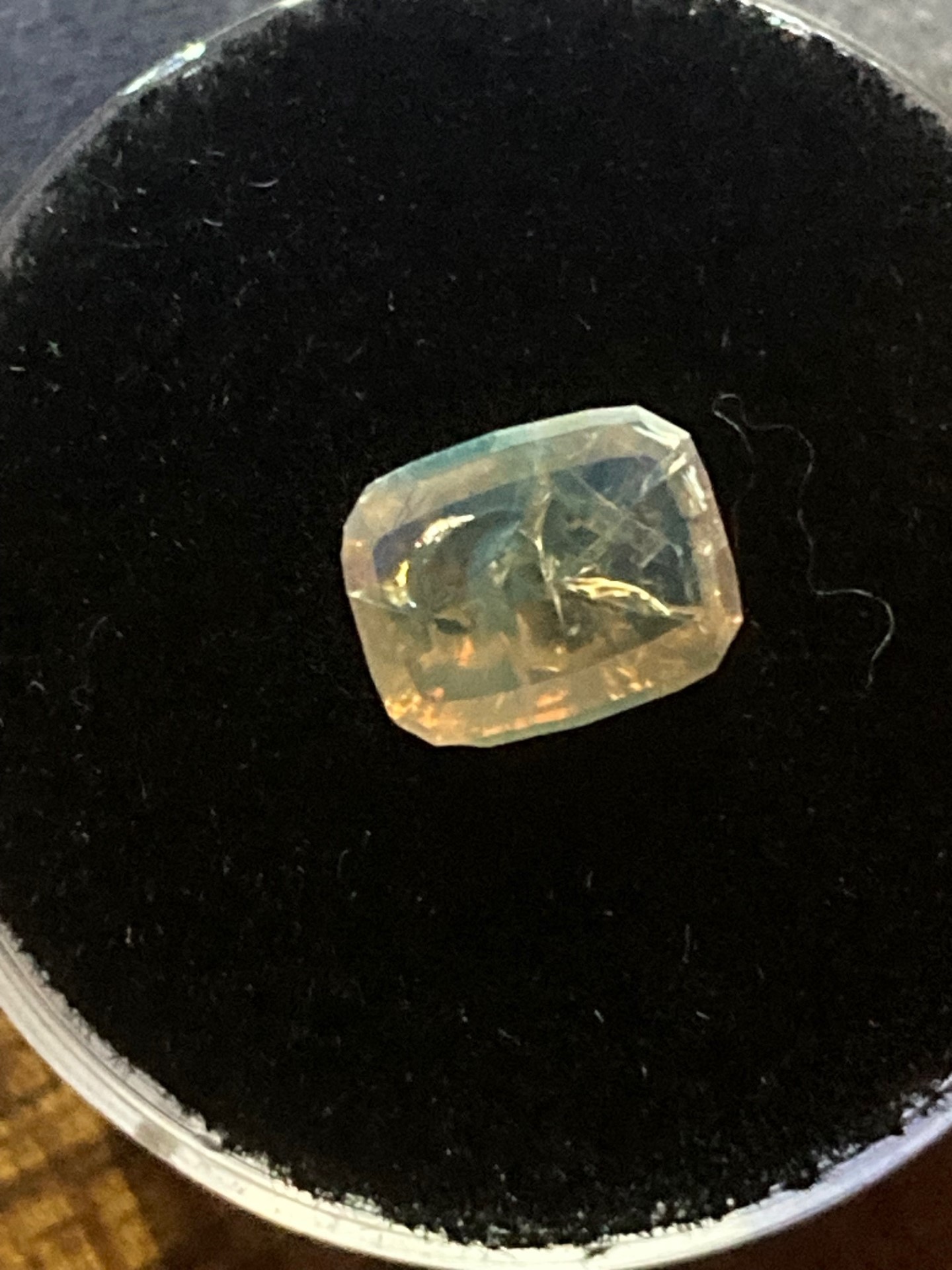 Opal faceted