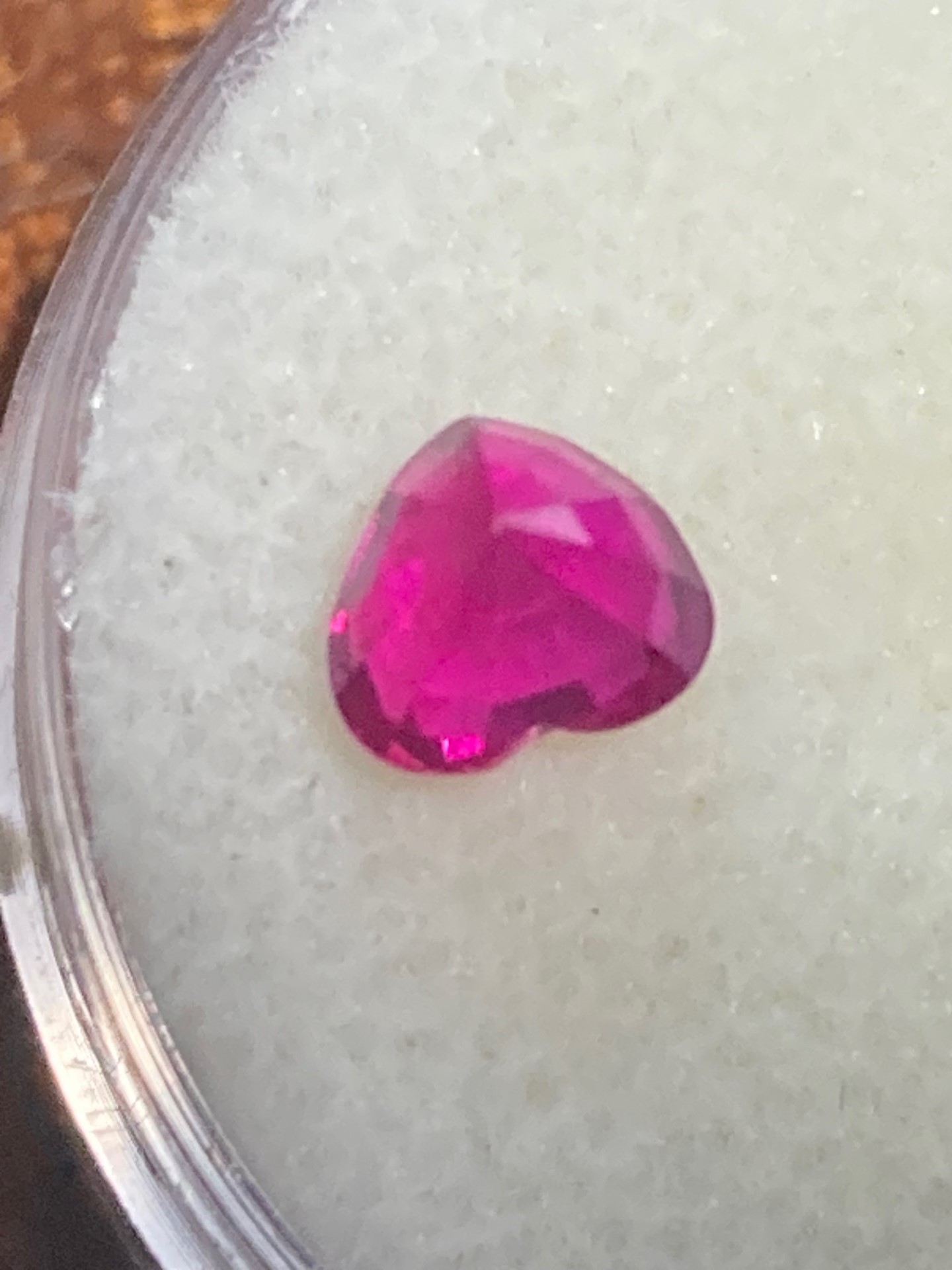 Ruby - Red (Camera sees a pinkish red but humans see red)