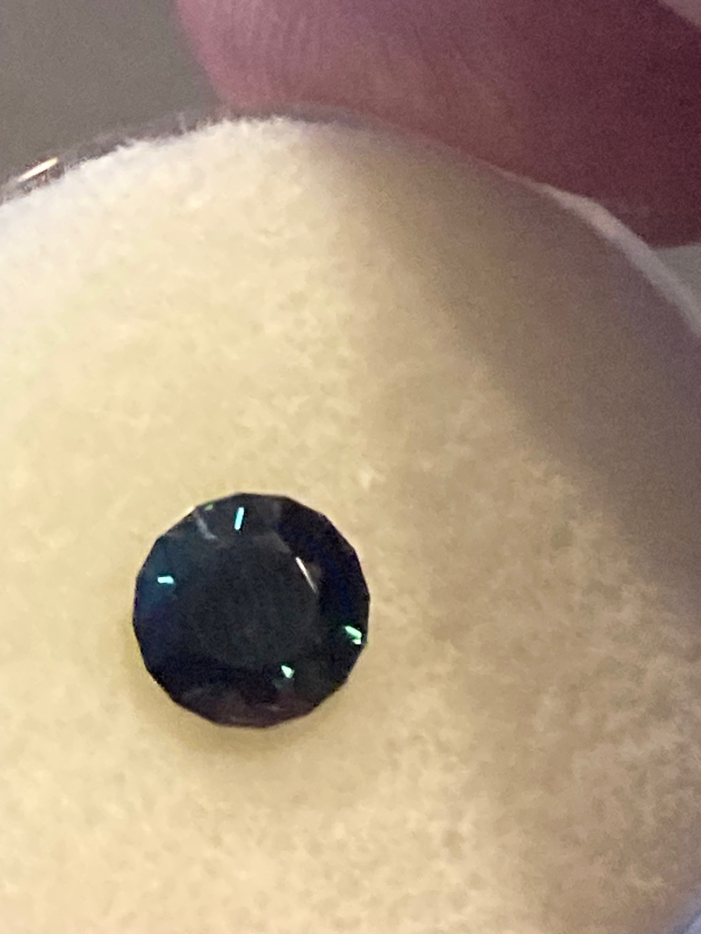 Sapphire - Green with blue flash