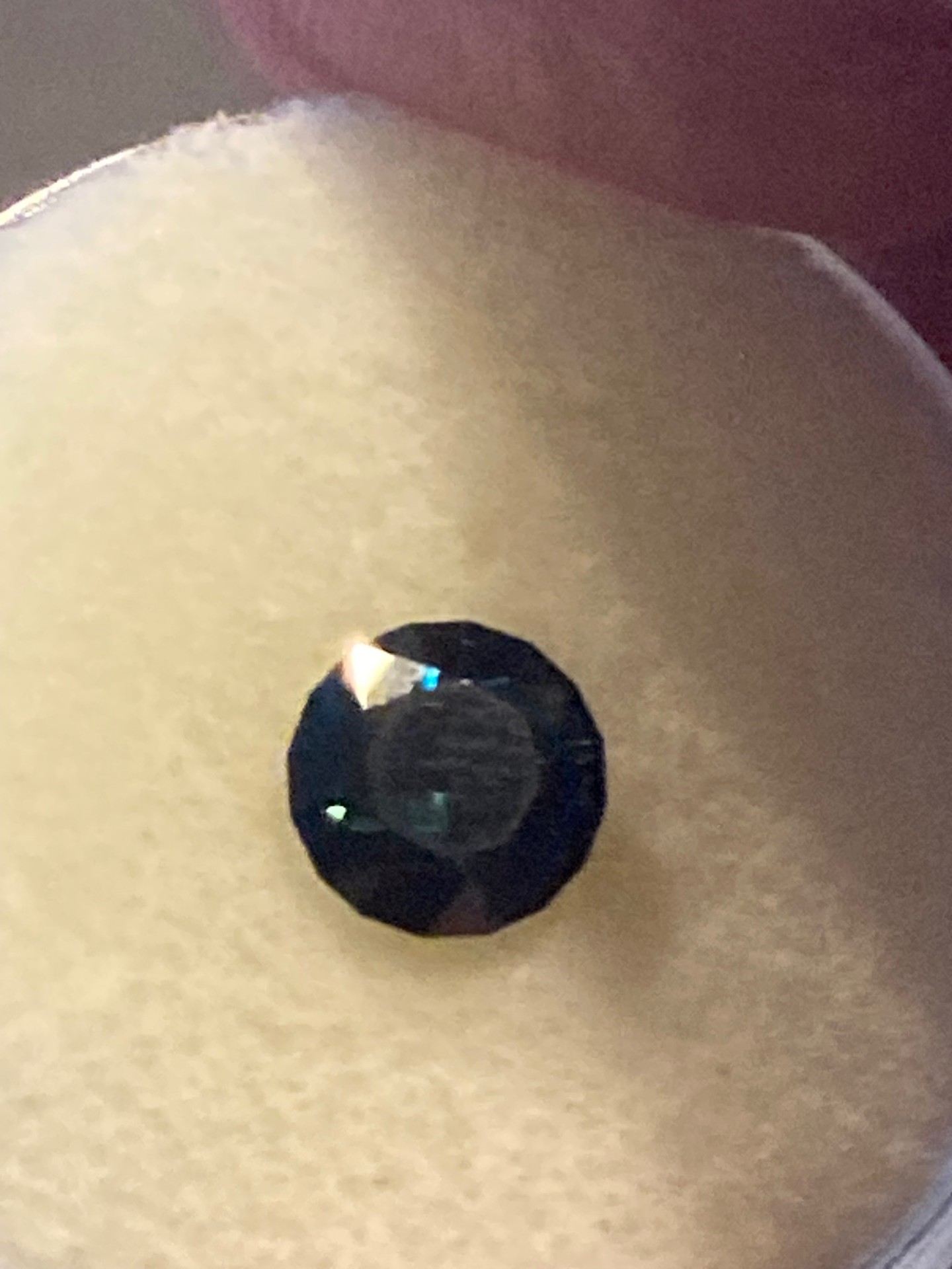 Sapphire - Green with blue flash