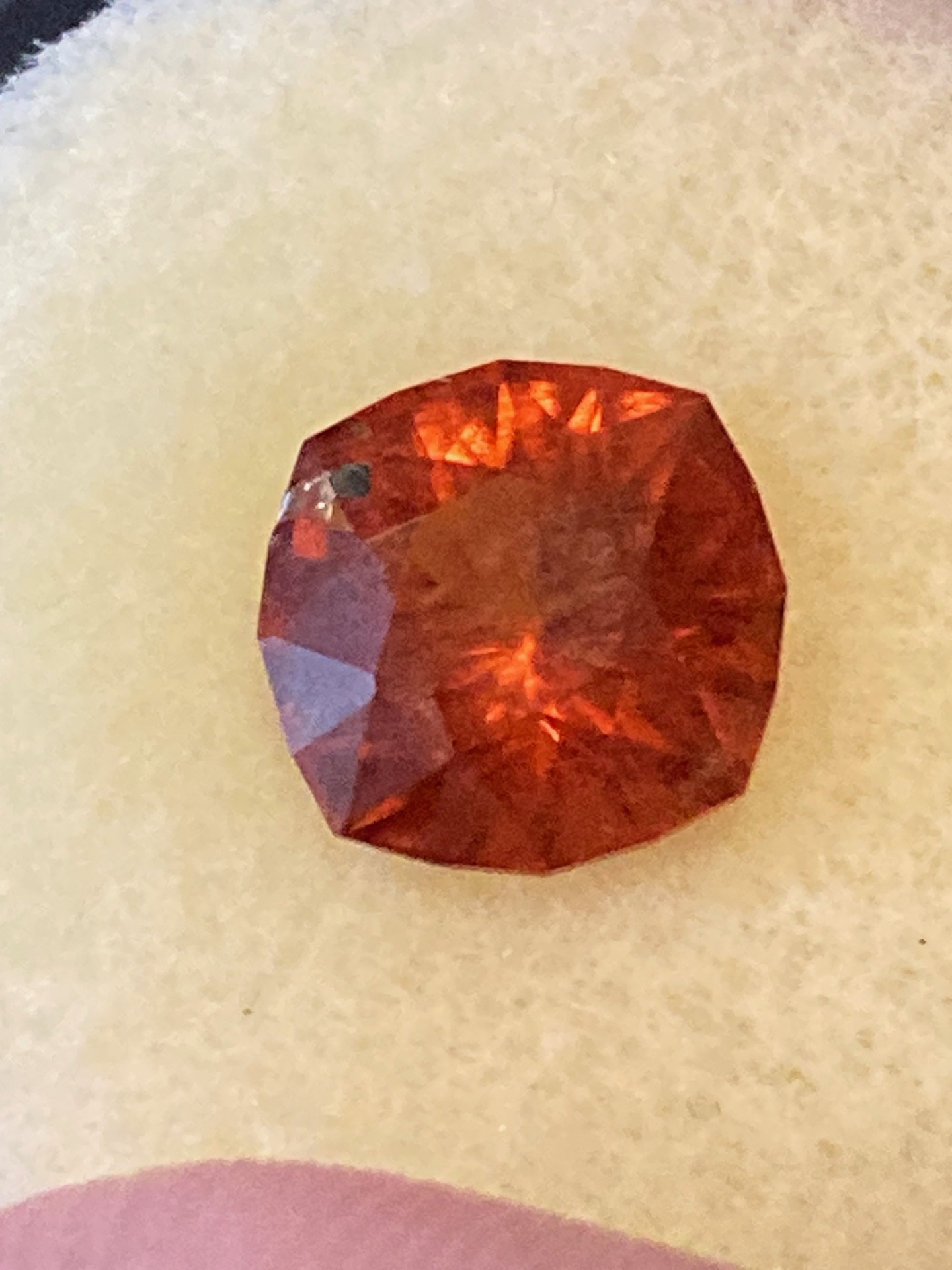 Garnet-Hessonite-reddish Orange