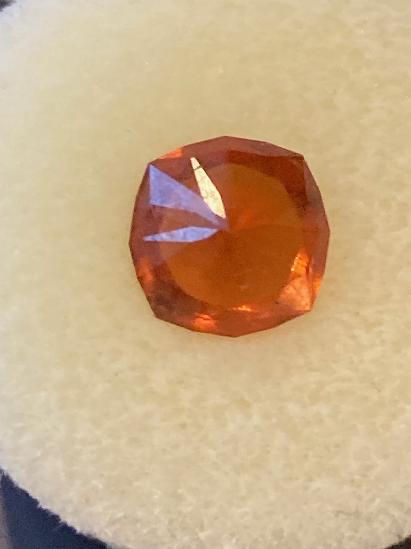 Garnet-Hessonite-reddish Orange