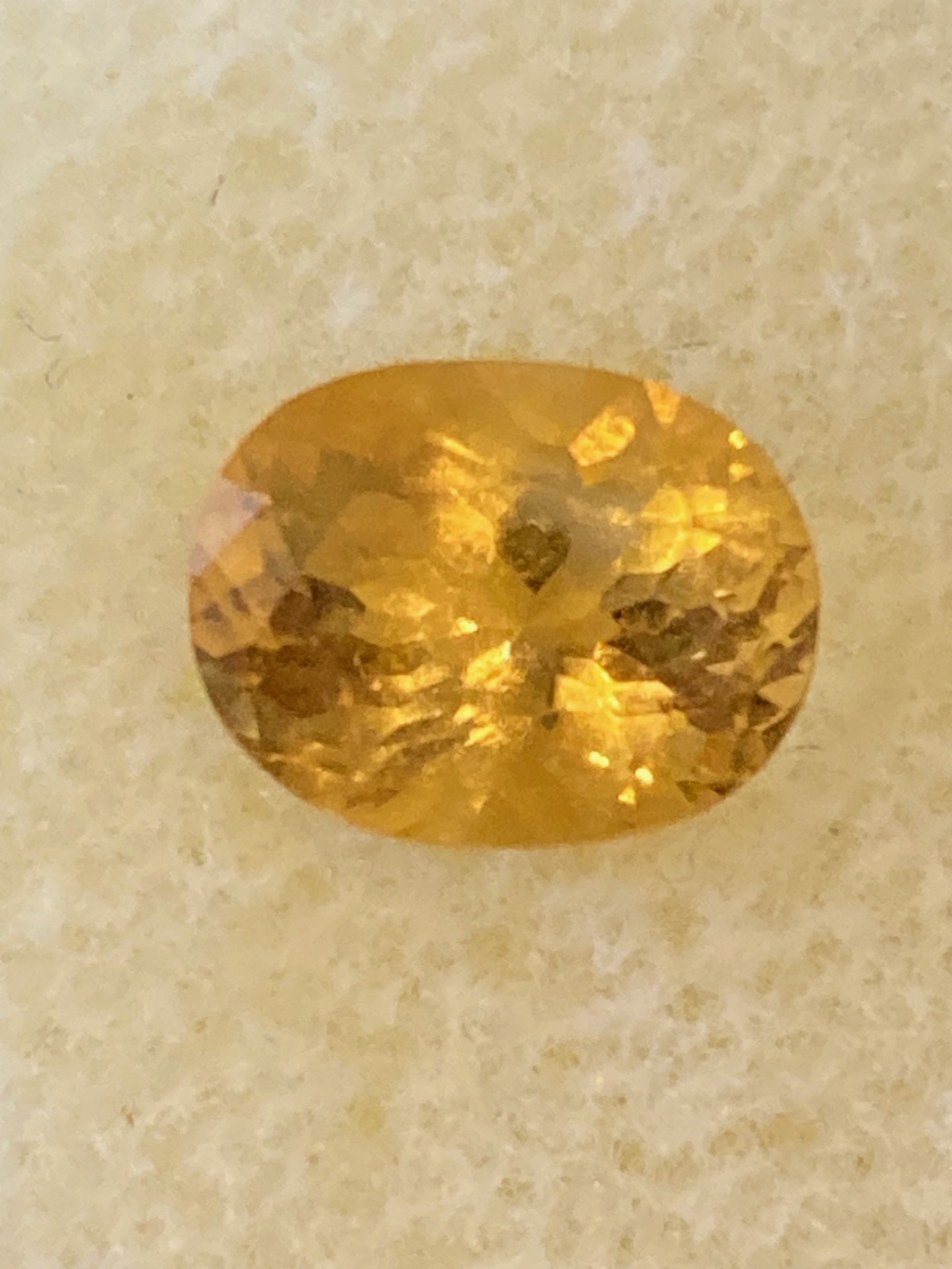 Quartz-Citrine- Orange Yellow