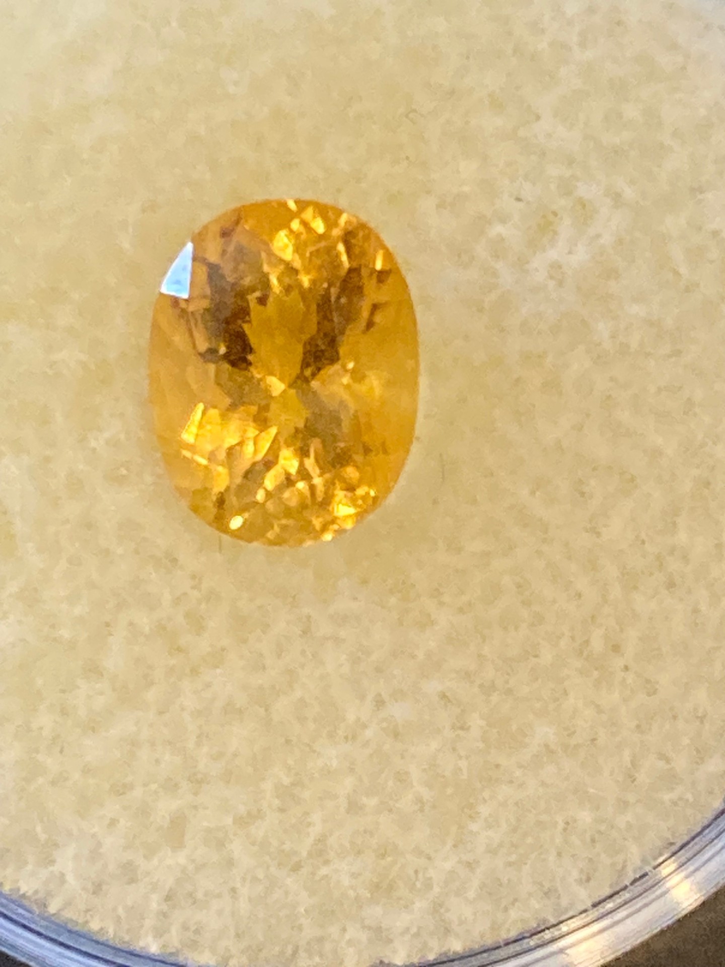 Quartz-Citrine- Orange Yellow