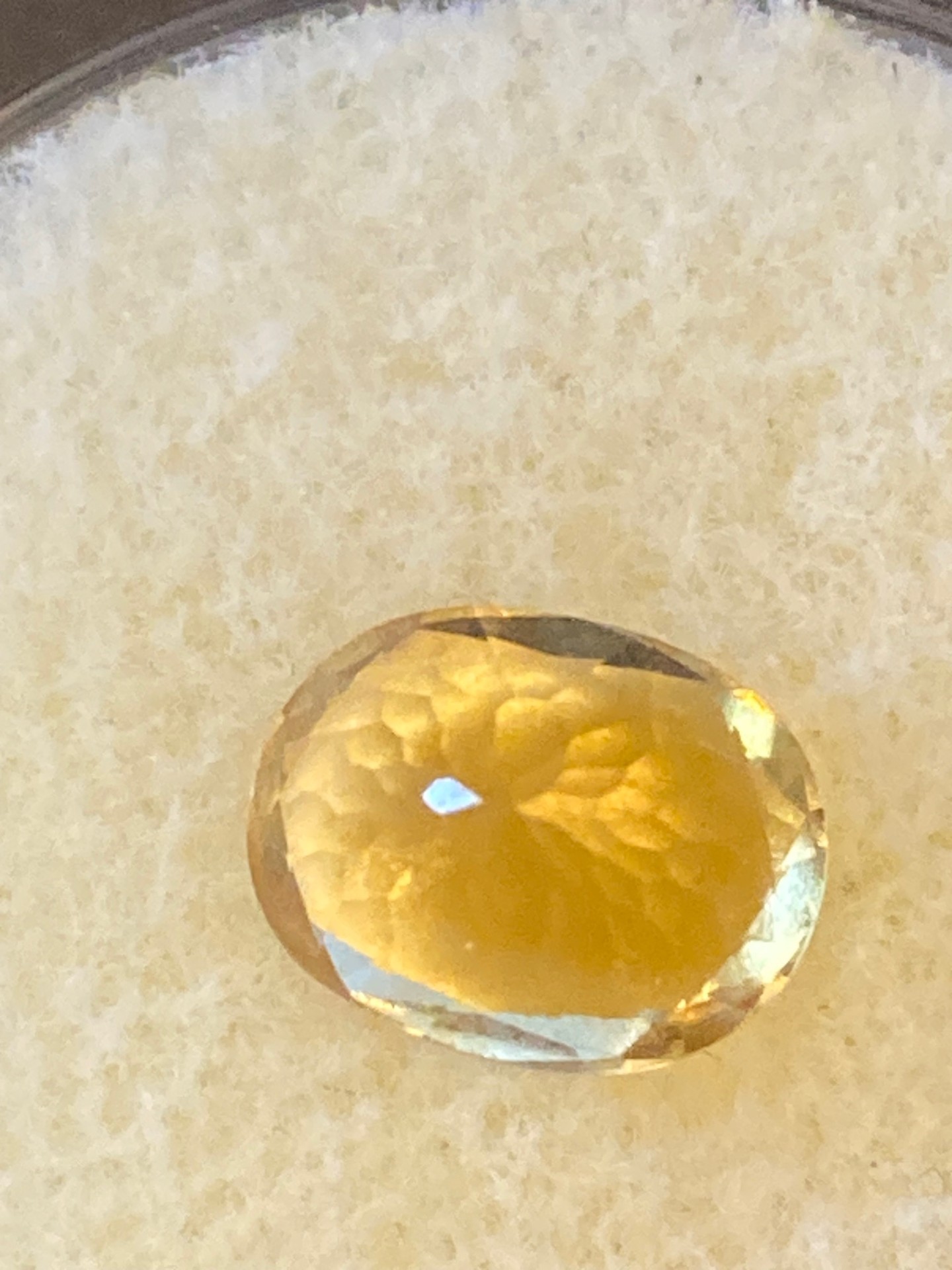 Quartz-Citrine- Orange Yellow