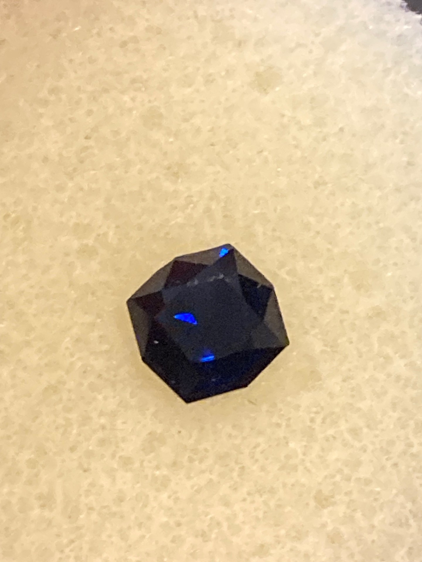 Sapphire - deeo rich inky blue- Natural