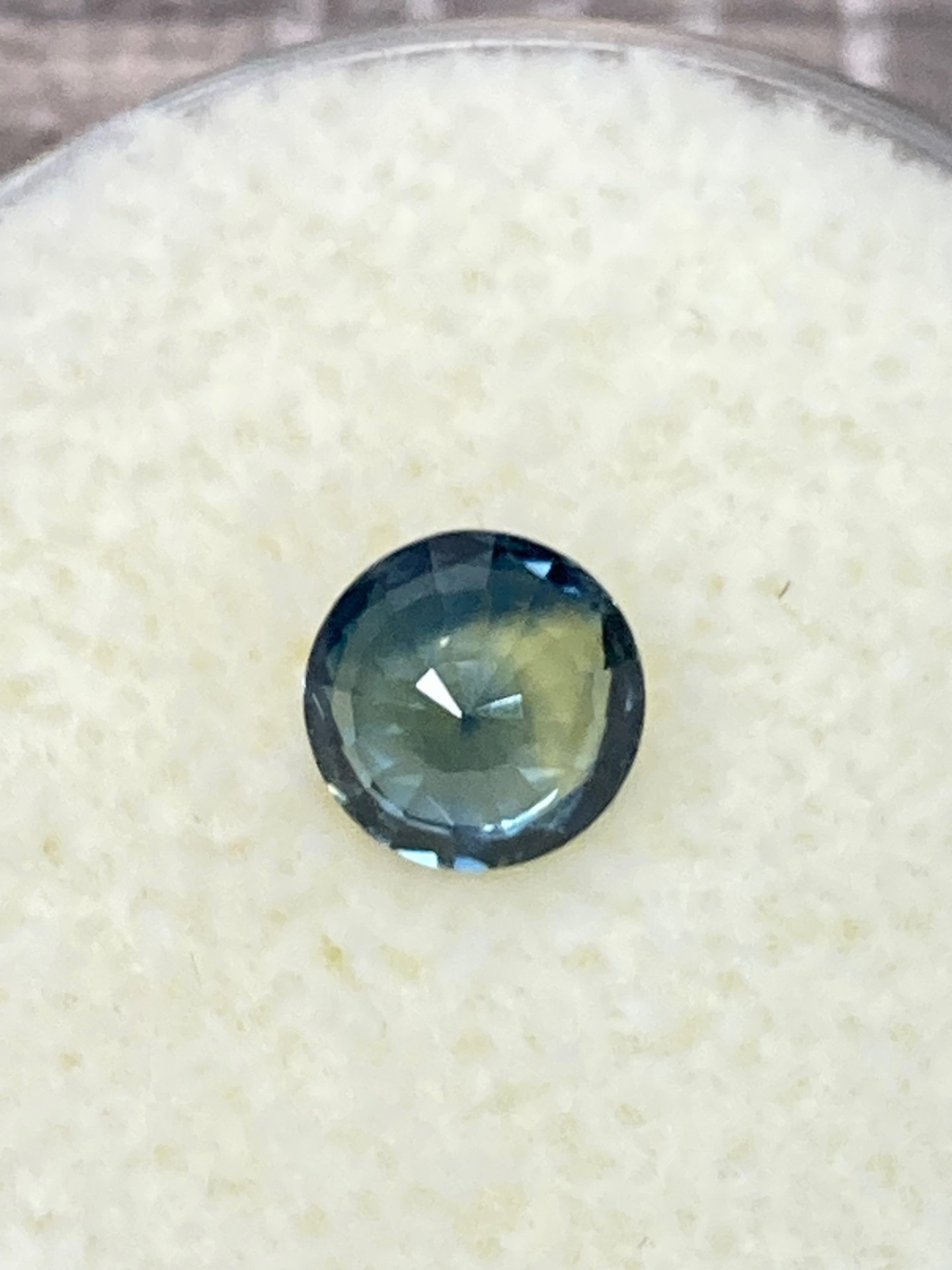 Sapphire- Blue Party coloring (unheated) 70% blue and 30% yellow