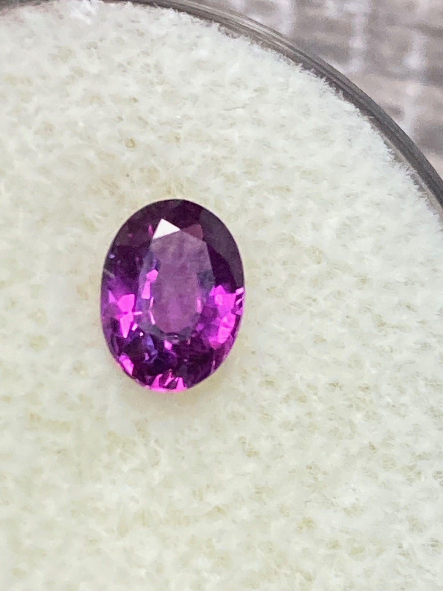 Sapphire- Reddish Pink (orange Fluorescence)