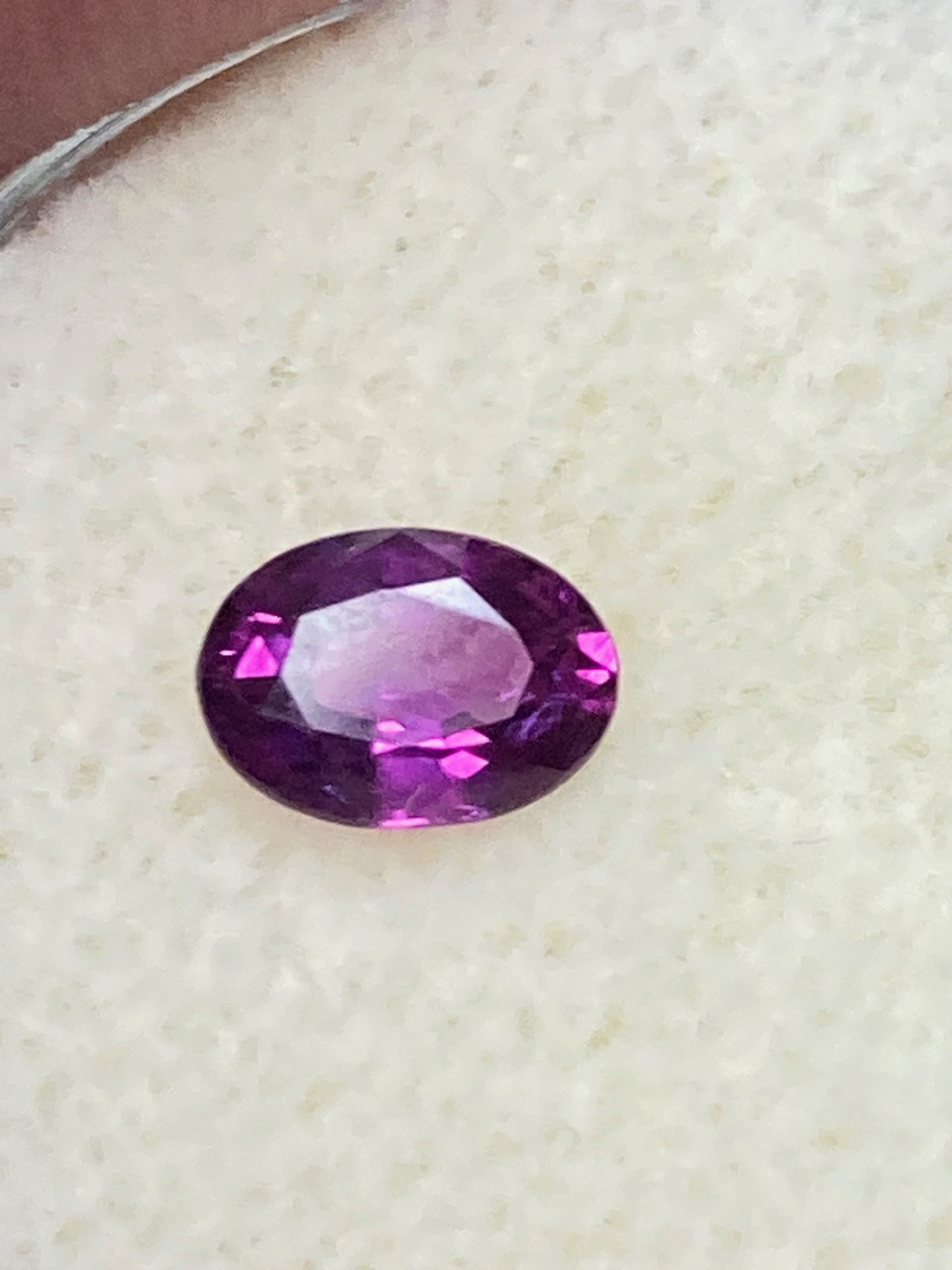 Sapphire- Reddish Pink (orange Fluorescence)