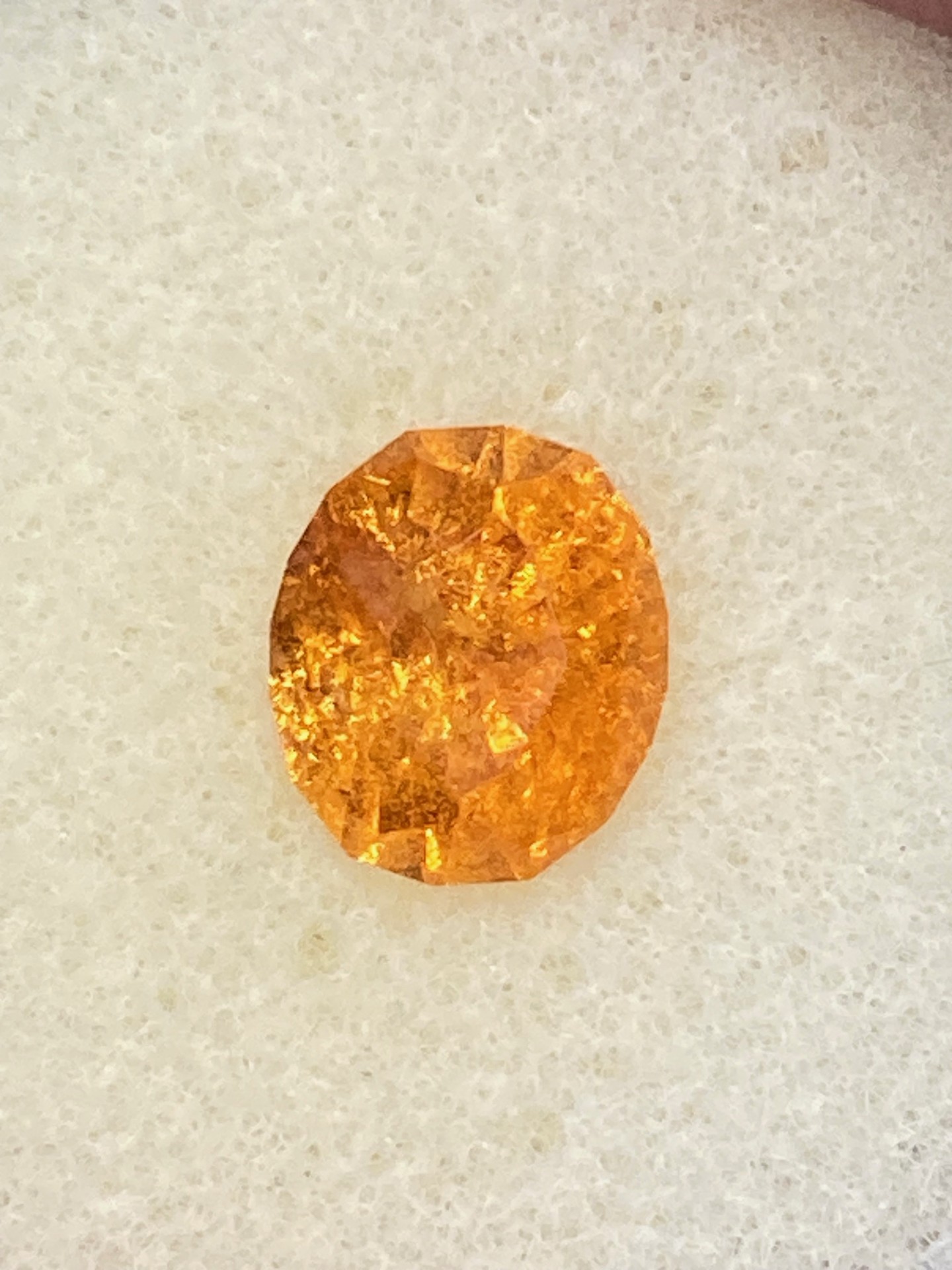 Garnet-Spessartite- Vivid Orange