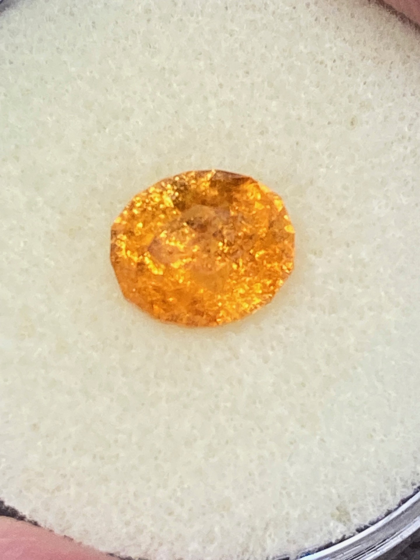 Garnet-Spessartite- Vivid Orange