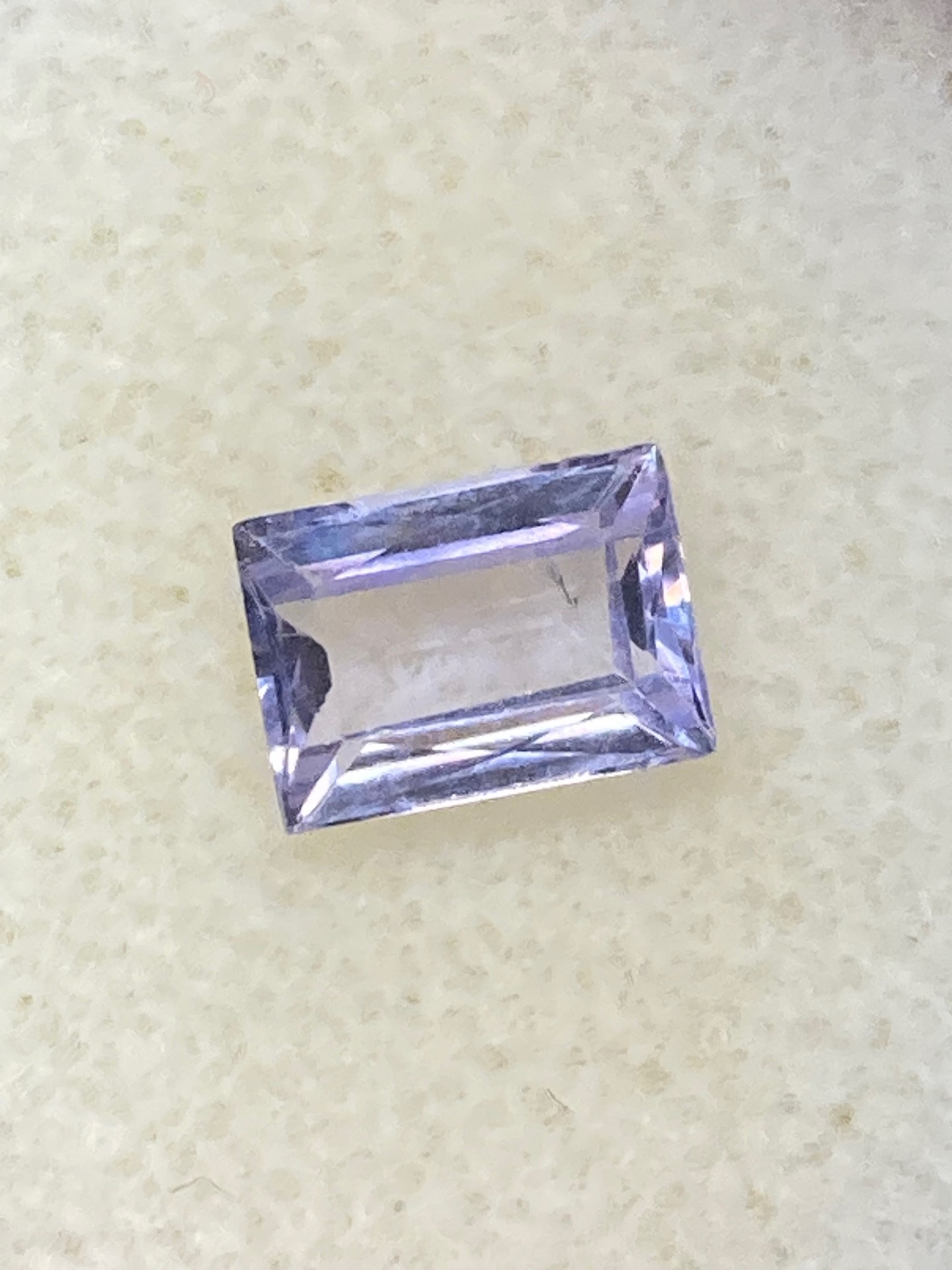 Spinel - Natural - pale Lavender