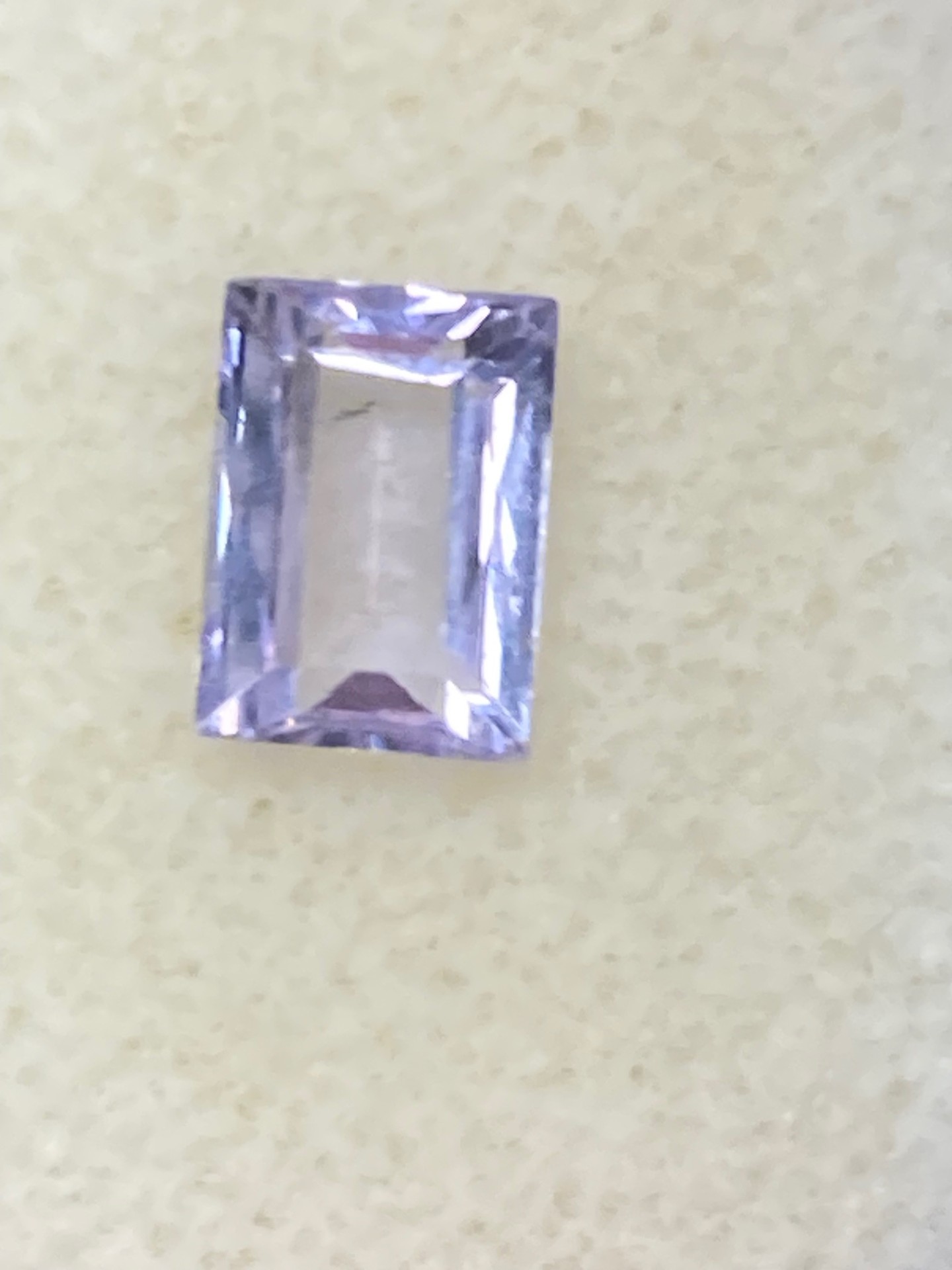 Spinel - Natural - pale Lavender