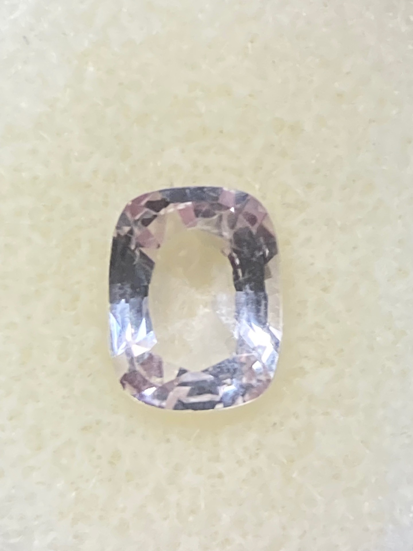 Beryl Goshenite - clear - slight pinkish hue