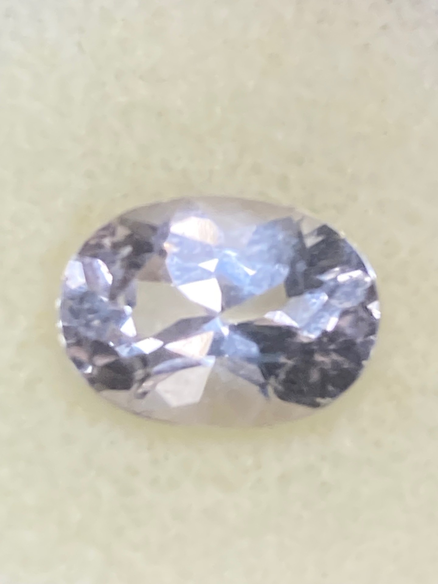 Beryl- Goshenite - clear - slight pinkish hue