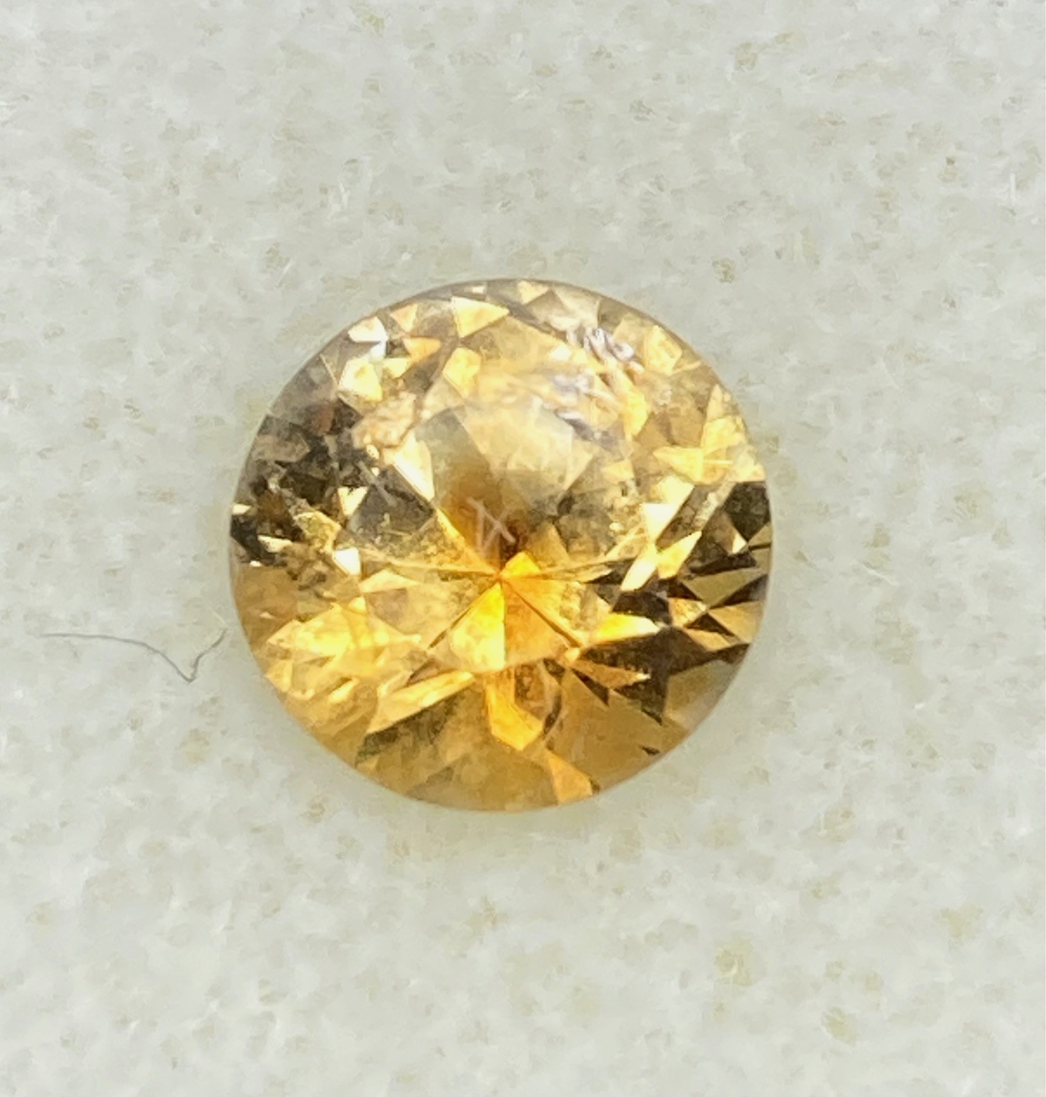 Sapphire Natural - Golden Orange